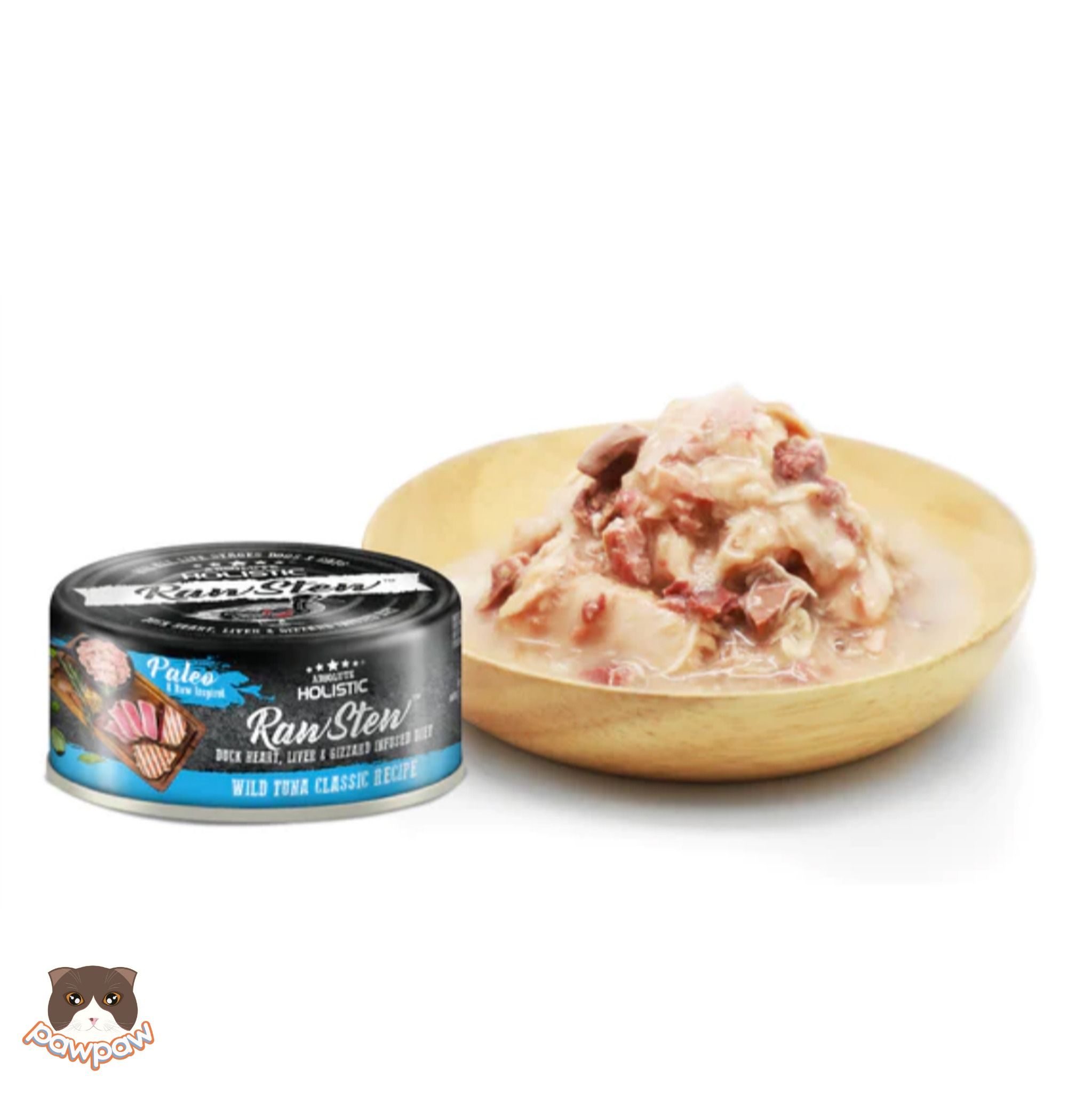 Pate Absolute Holistic Raw Stew 80g cho chó mèo