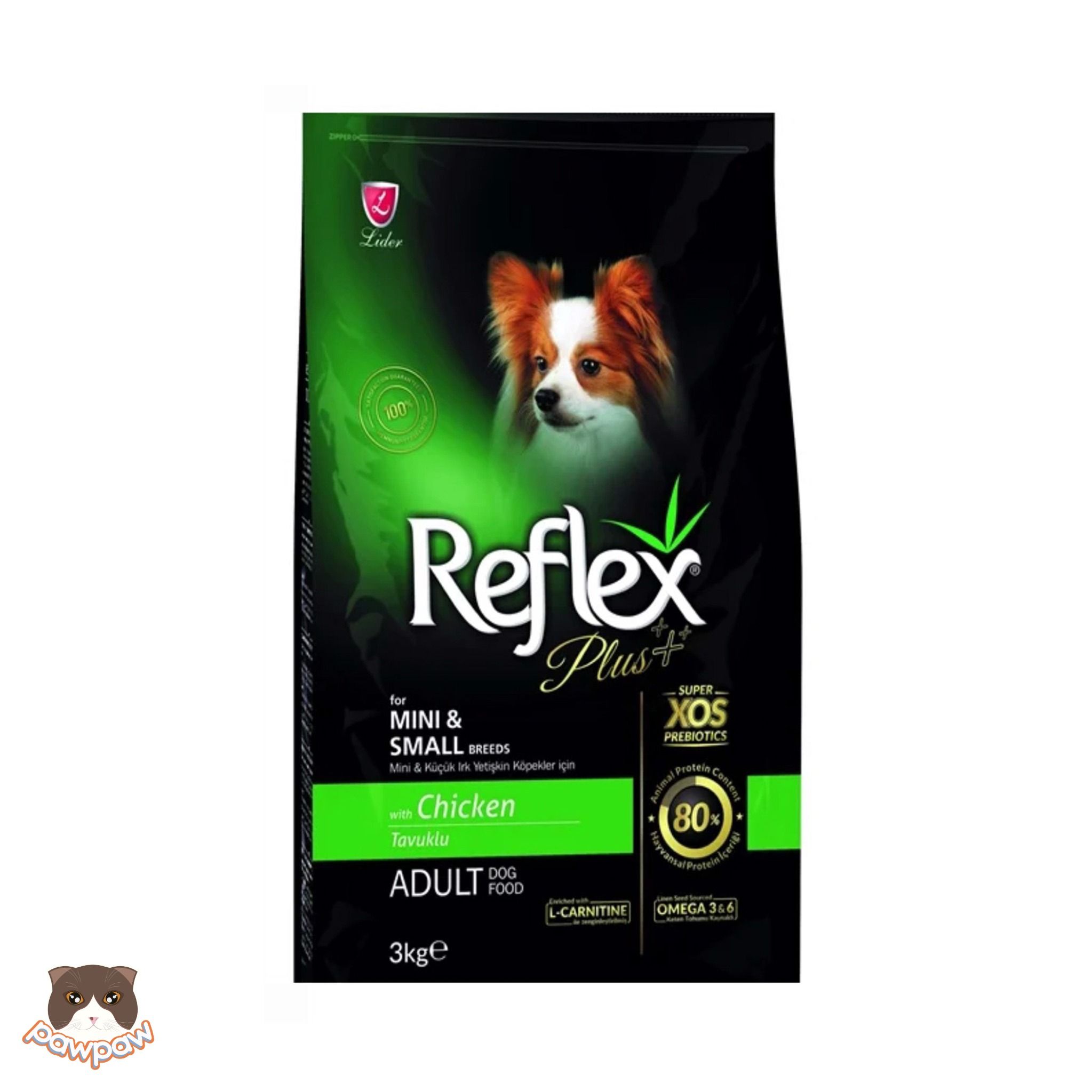  Hạt Reflex Plus Mini Small Breed Adult 3kg cho chó trưởng thành giống nhỏ 