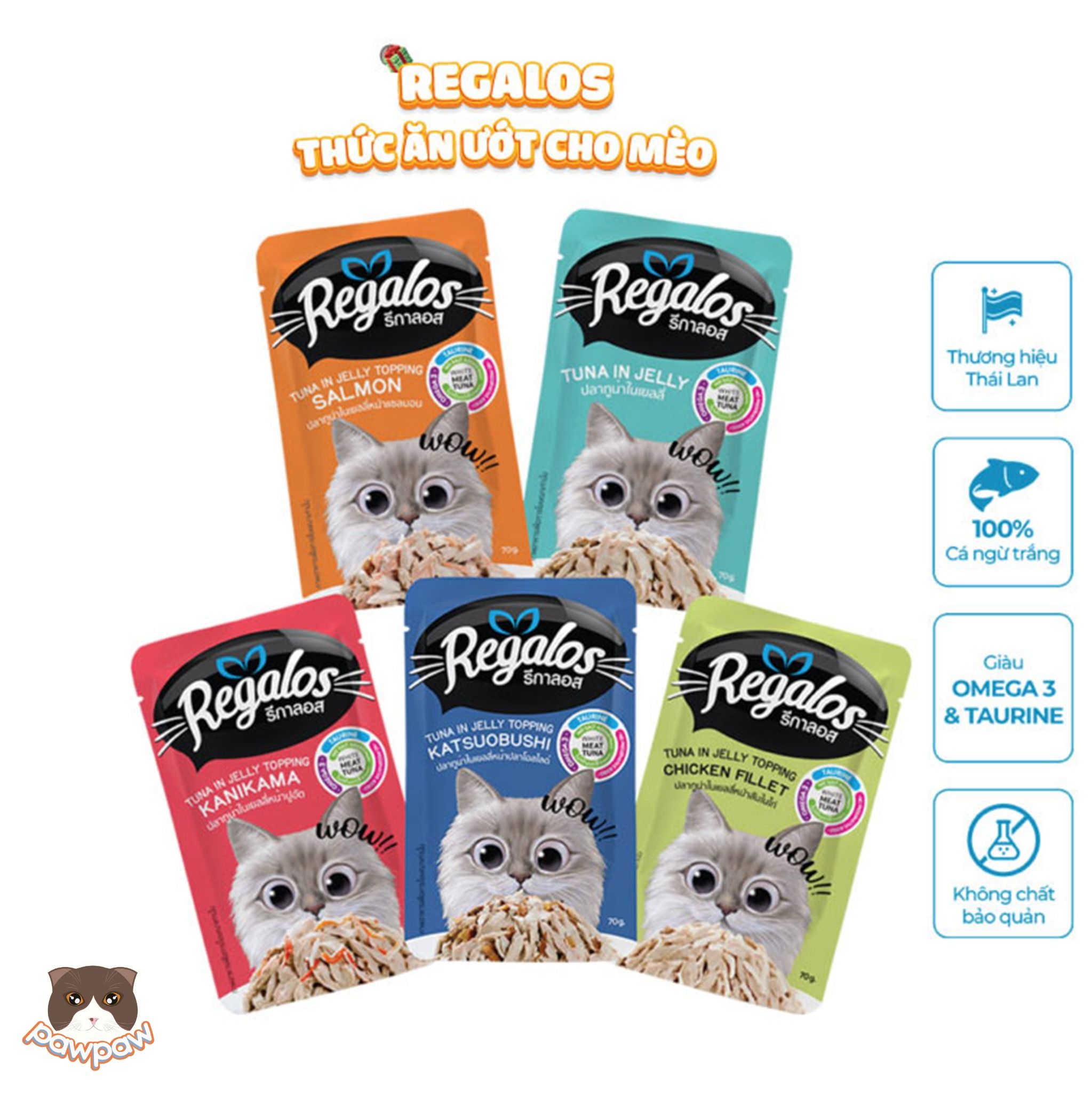 Pate Regalos 70g cho mèo