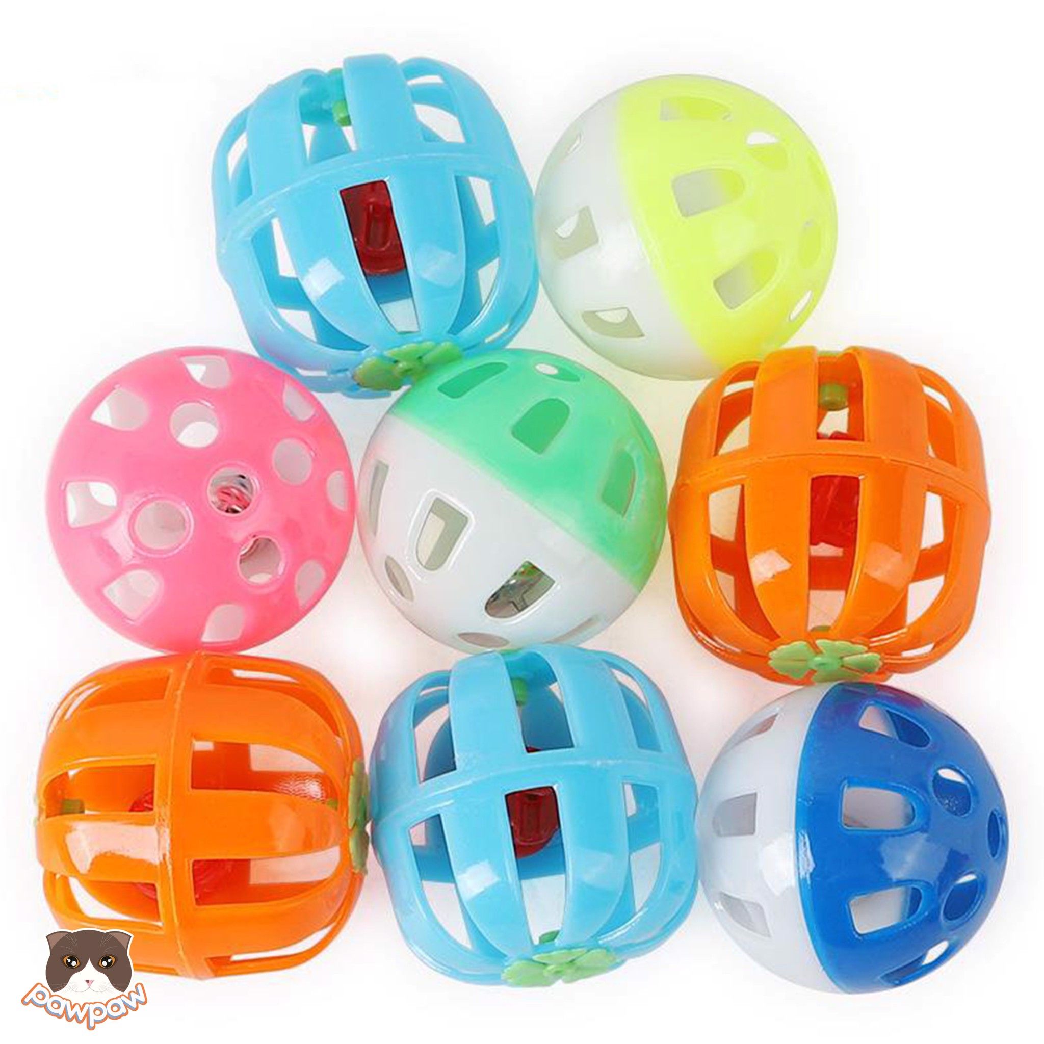 Set 4 banh lục lạc cho chó mèo