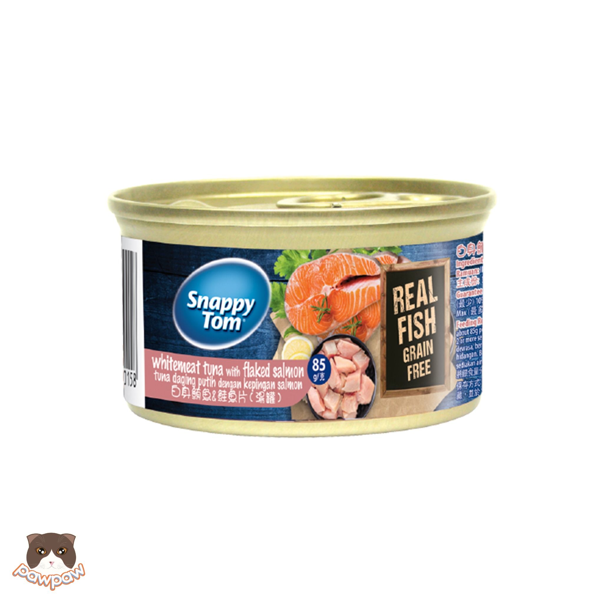 Pate Snappy Tom lon 85g cho mèo