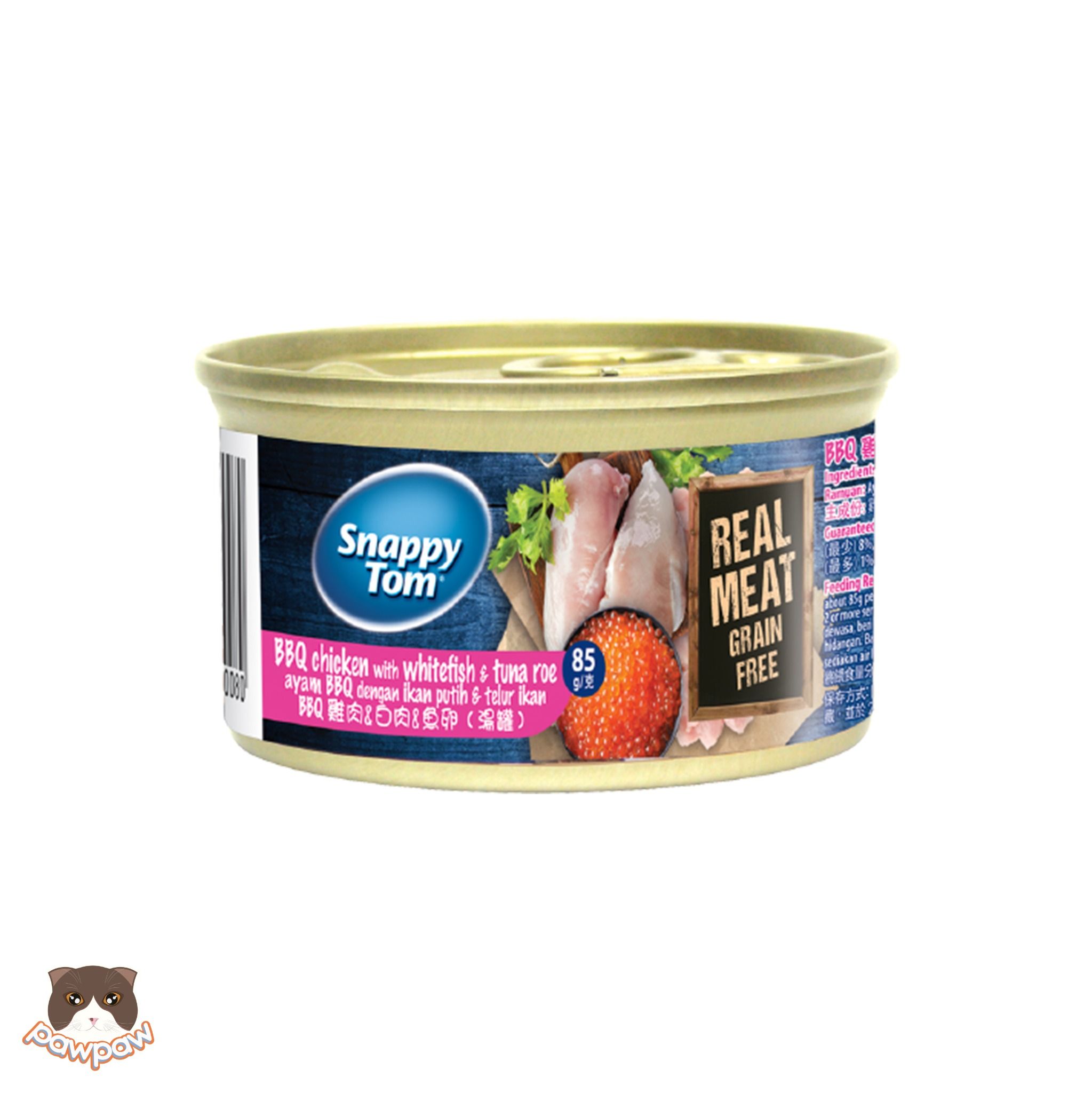 Pate Snappy Tom lon 85g cho mèo