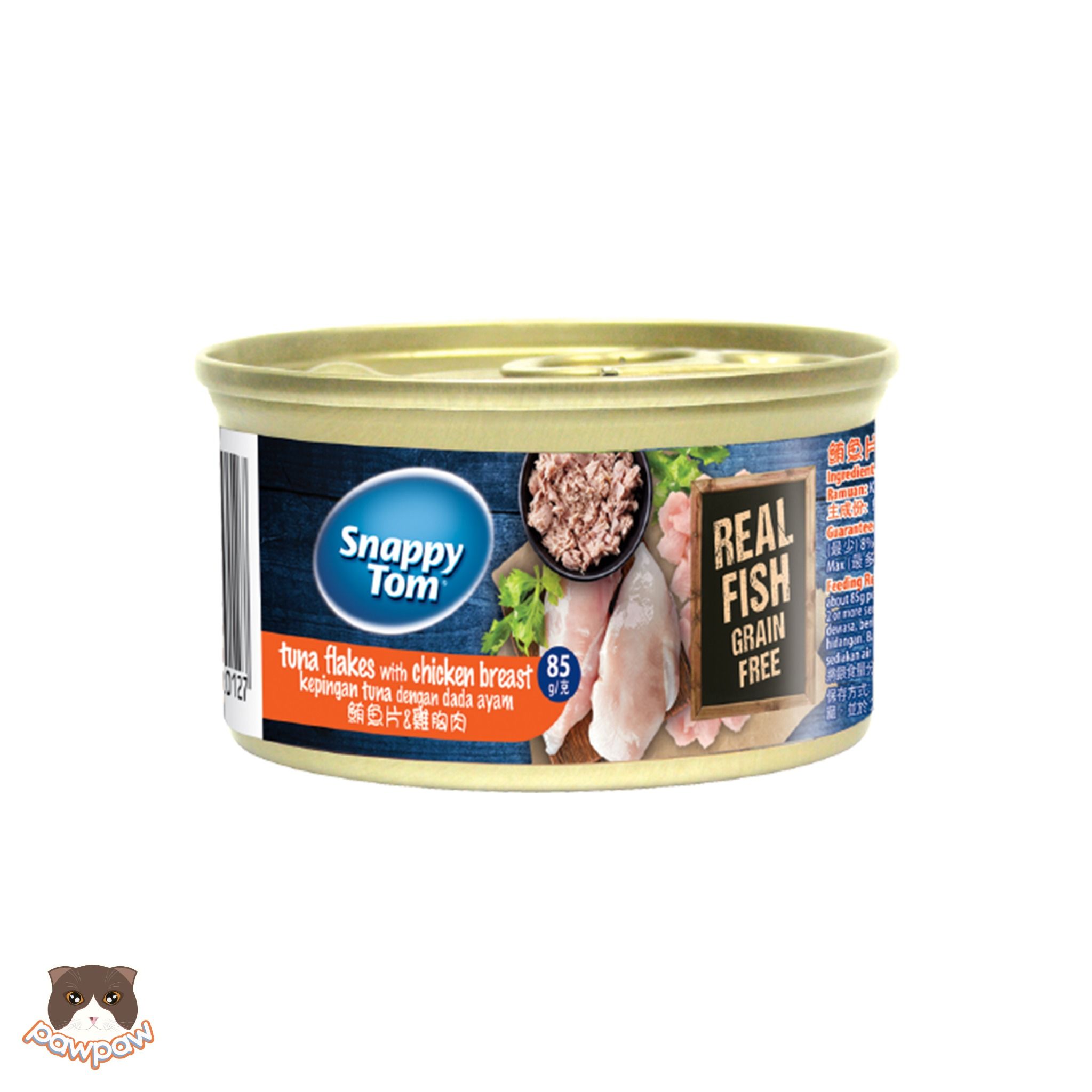 Pate Snappy Tom lon 85g cho mèo