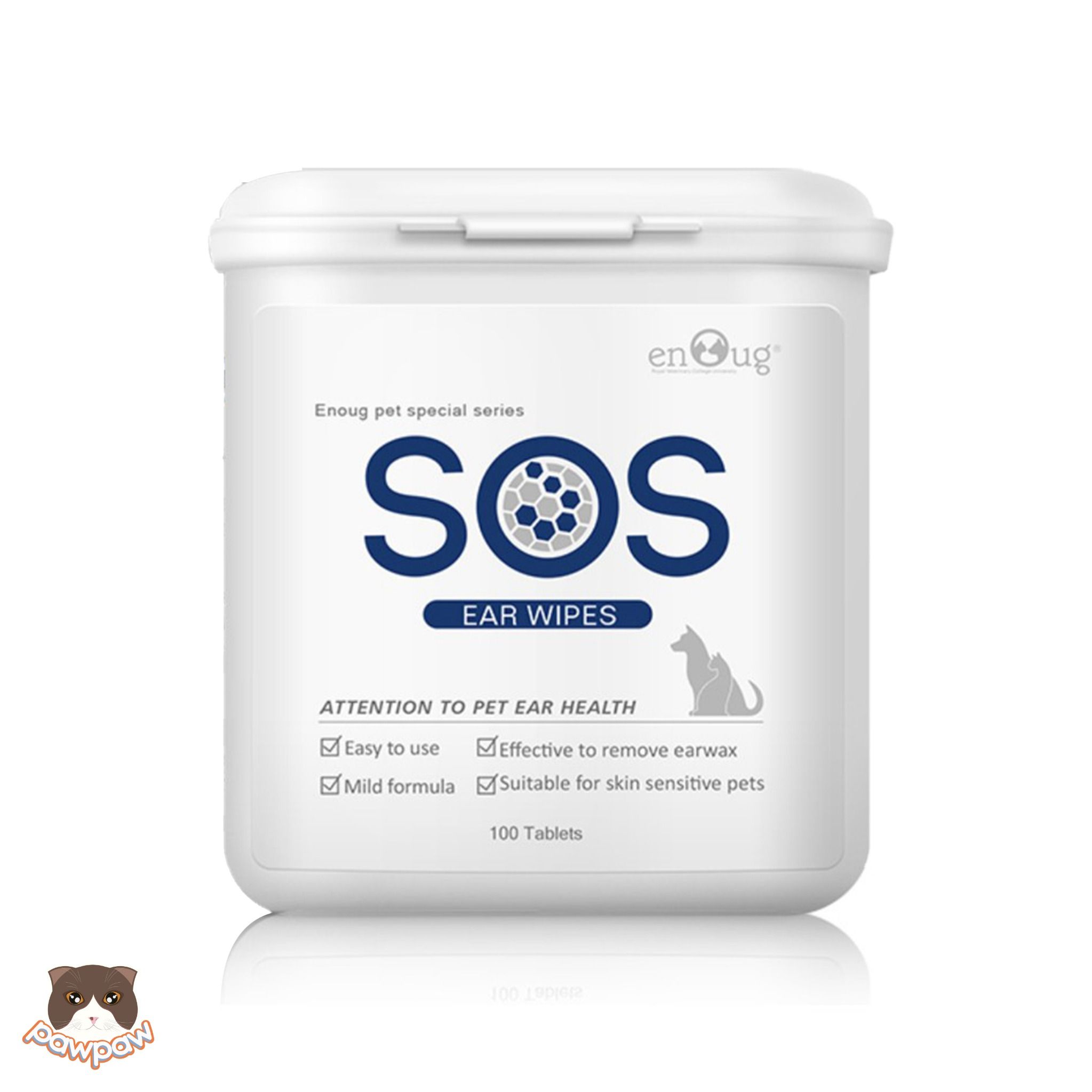  Khăn ướt vệ sinh tai SOS cho chó mèo 