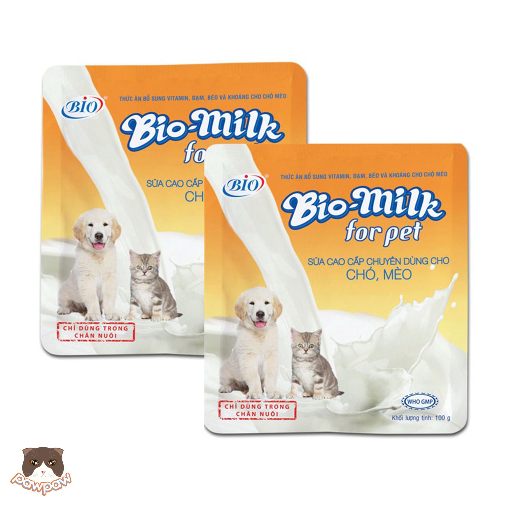  Sữa bột Bio Milk gói 100g cho chó mèo 