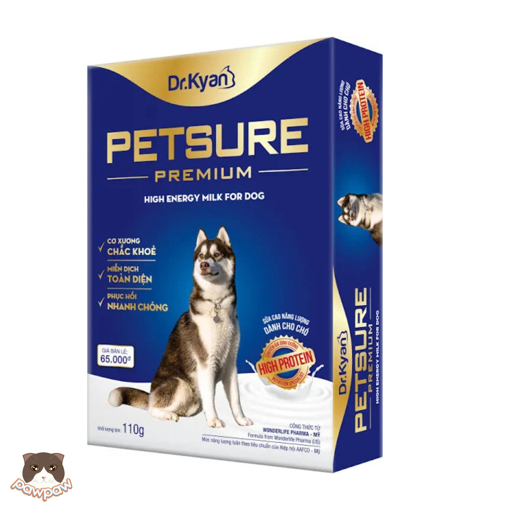  Sữa bột cao cấp Dr.Kyan PETSURE cho chó 