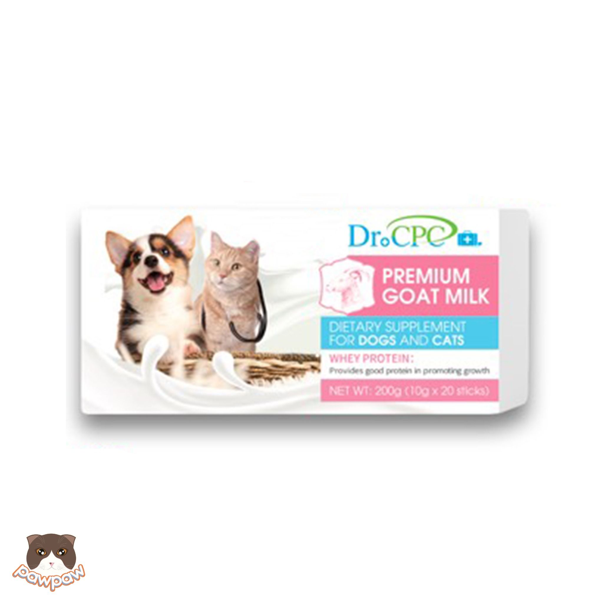  Sữa dê Dr.CPC Premium Goat Milk cho chó mèo (1 gói) 