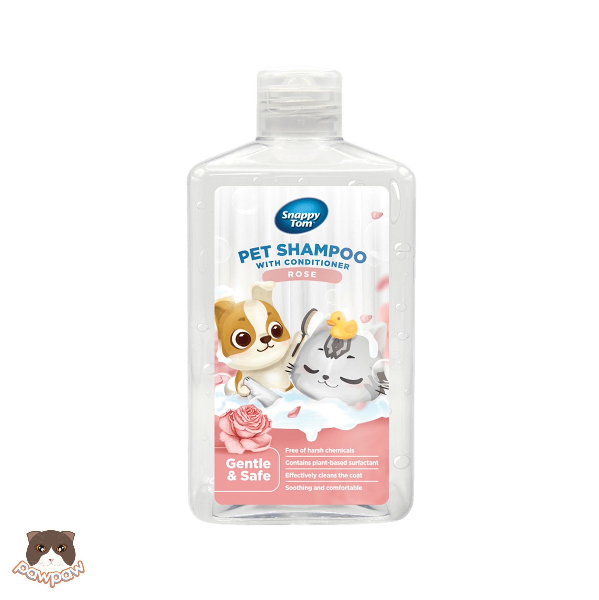 Sữa tắm gội xả Snappy Tom 550ml cho chó mèo