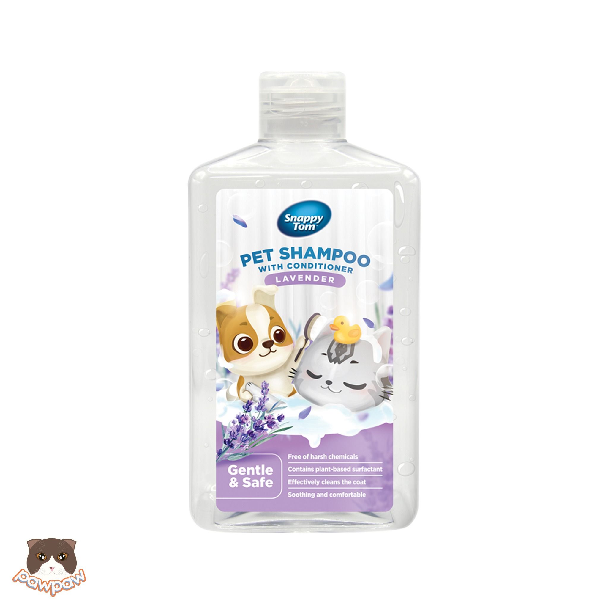 Sữa tắm gội xả Snappy Tom 550ml cho chó mèo