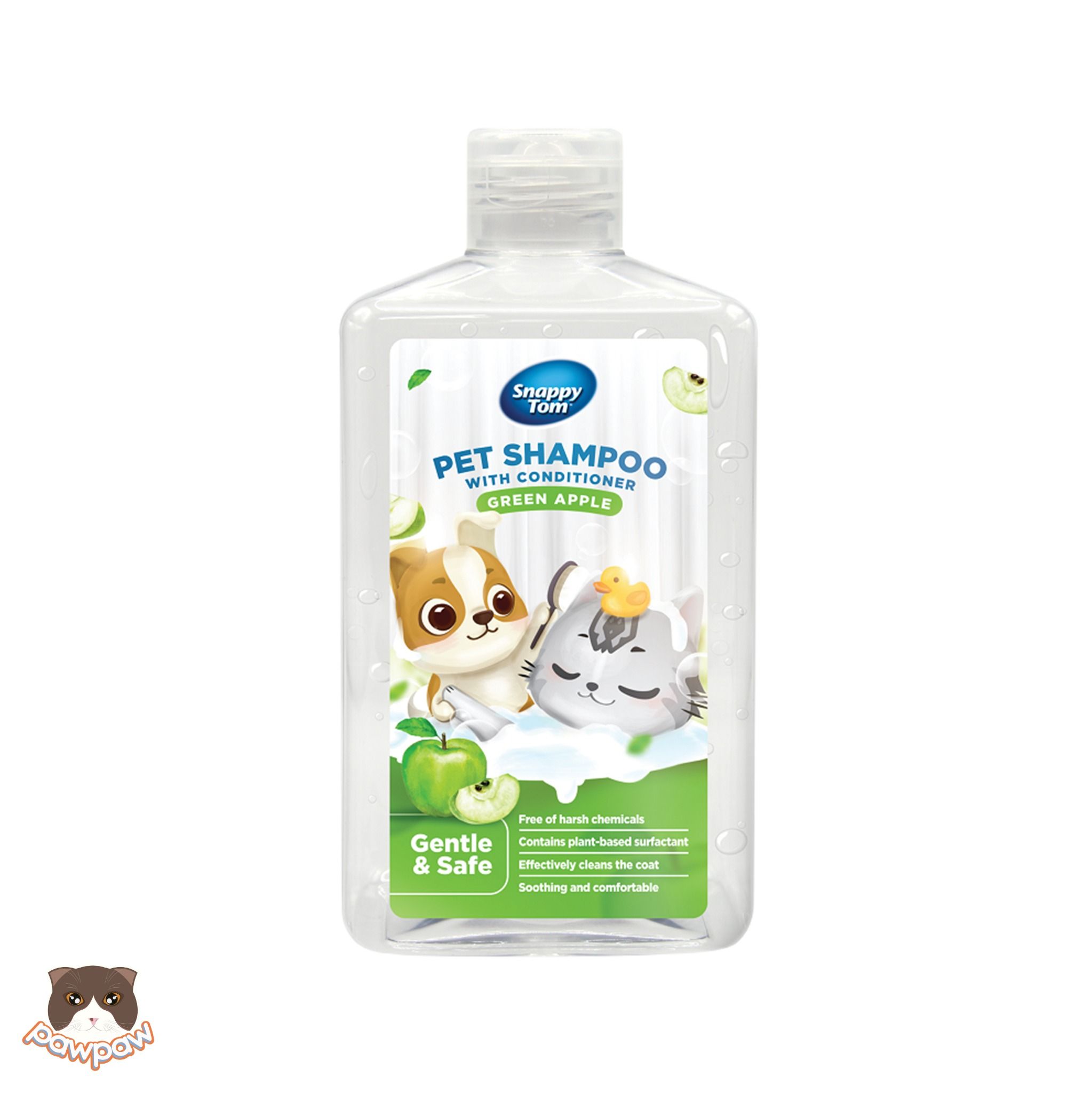 Sữa tắm gội xả Snappy Tom 550ml cho chó mèo