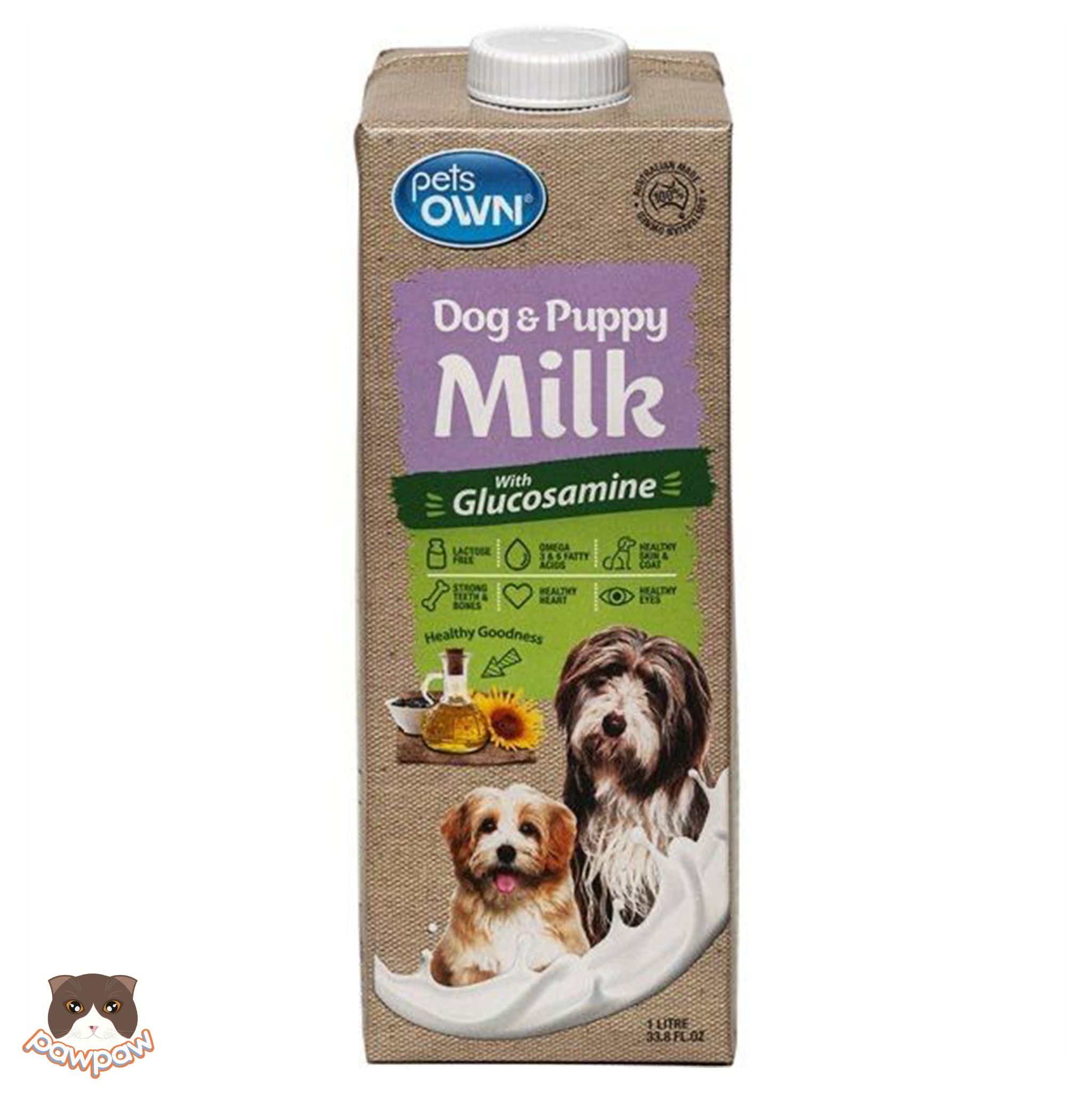  Sữa tươi Úc Pets Own 1L cho chó 