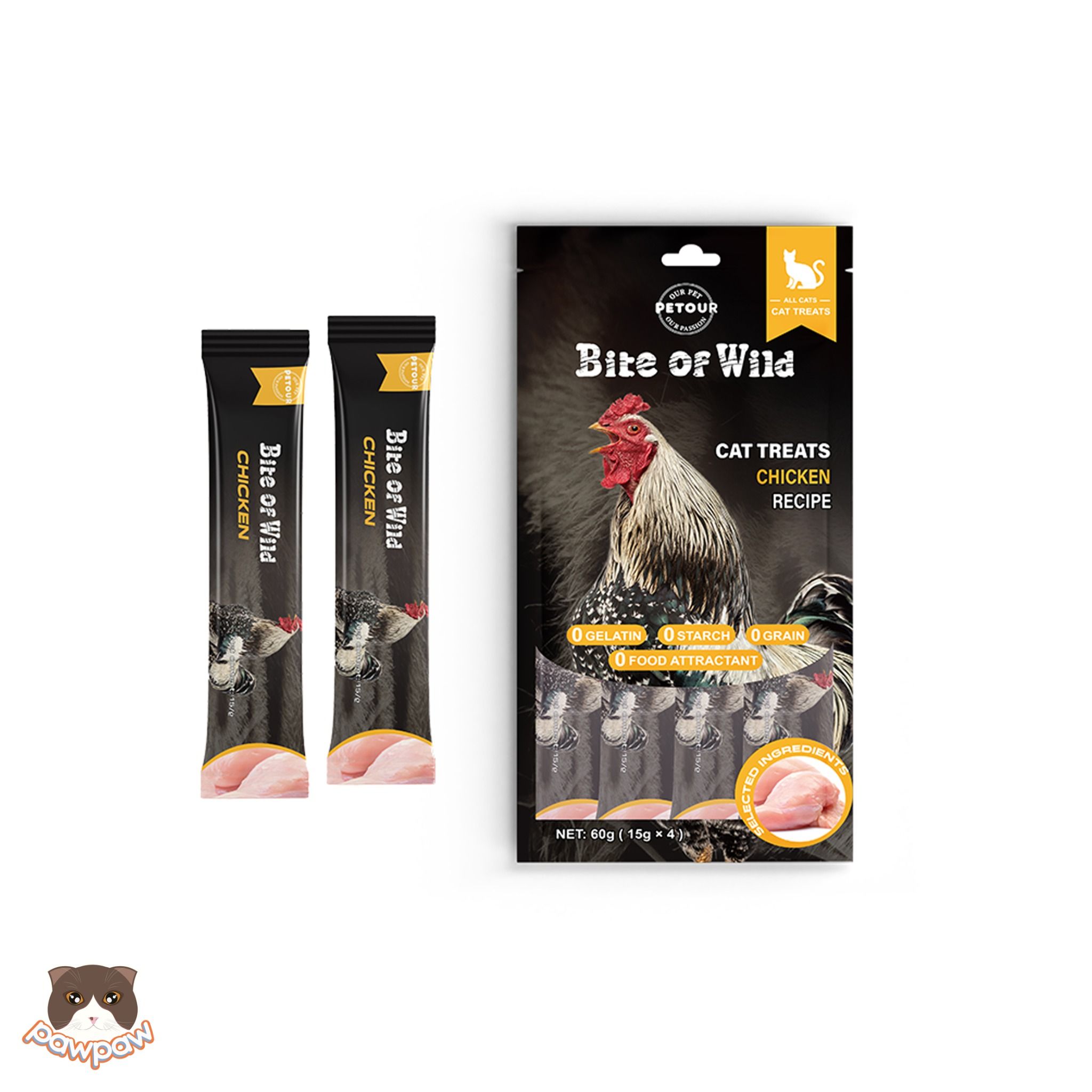 Súp thưởng Bite of Wild 15g (4 thanh) cho mèo