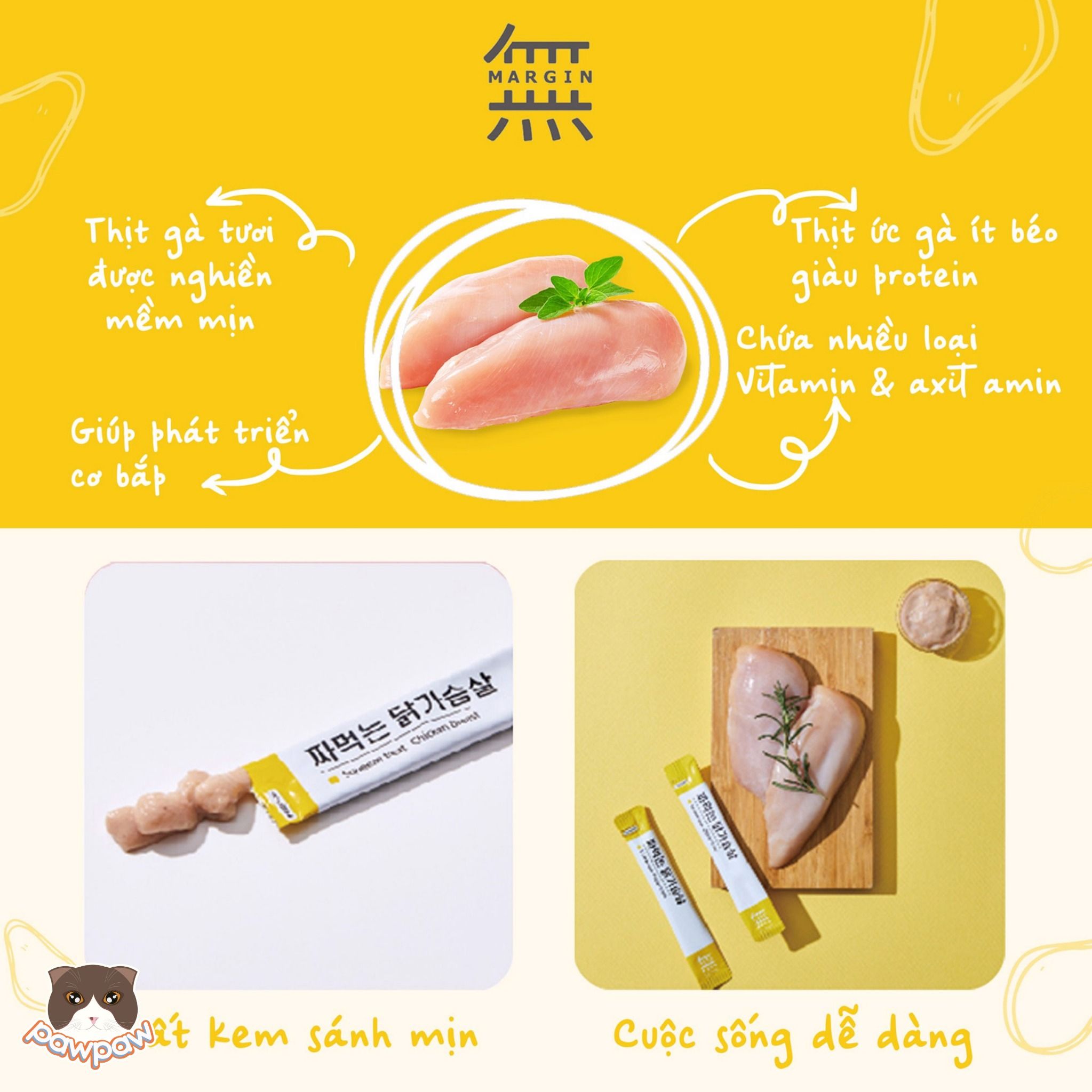 Súp thưởng Margin 480g cho mèo