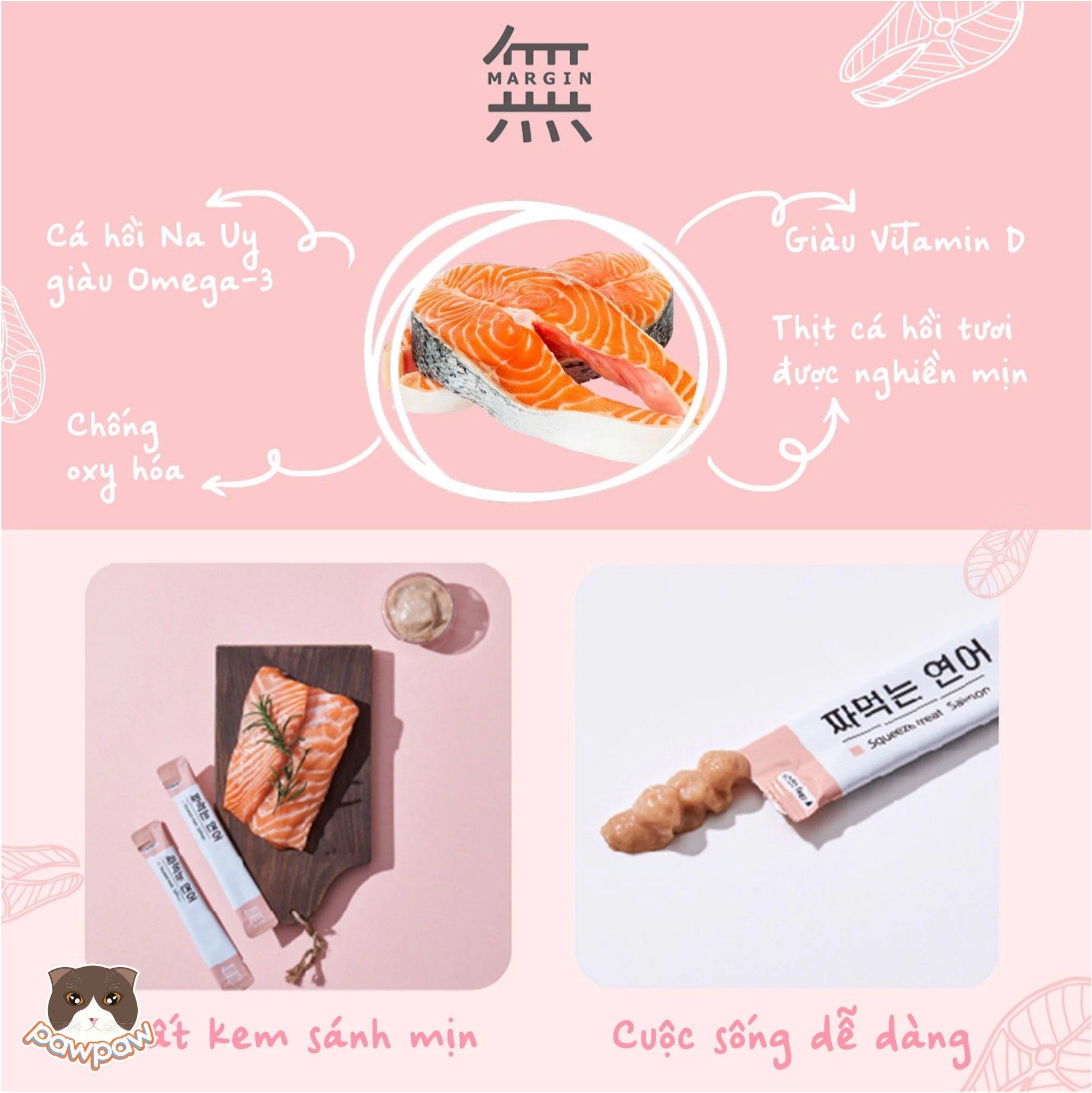 Súp thưởng Margin 480g cho mèo