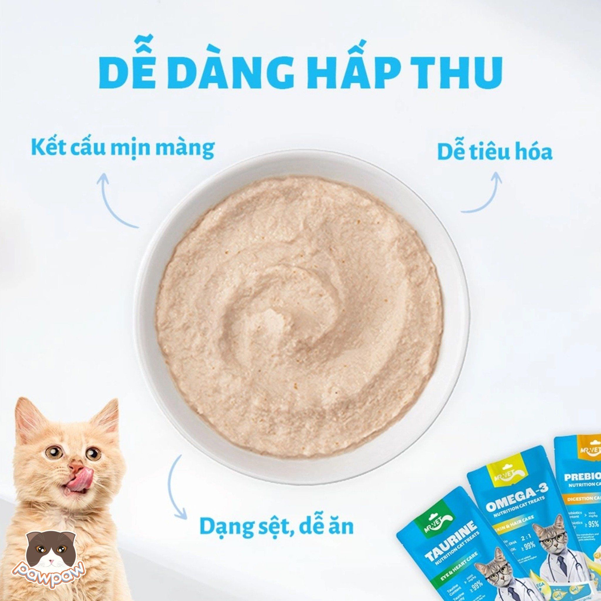Súp thưởng Mr.Vet 4 thanh cho mèo