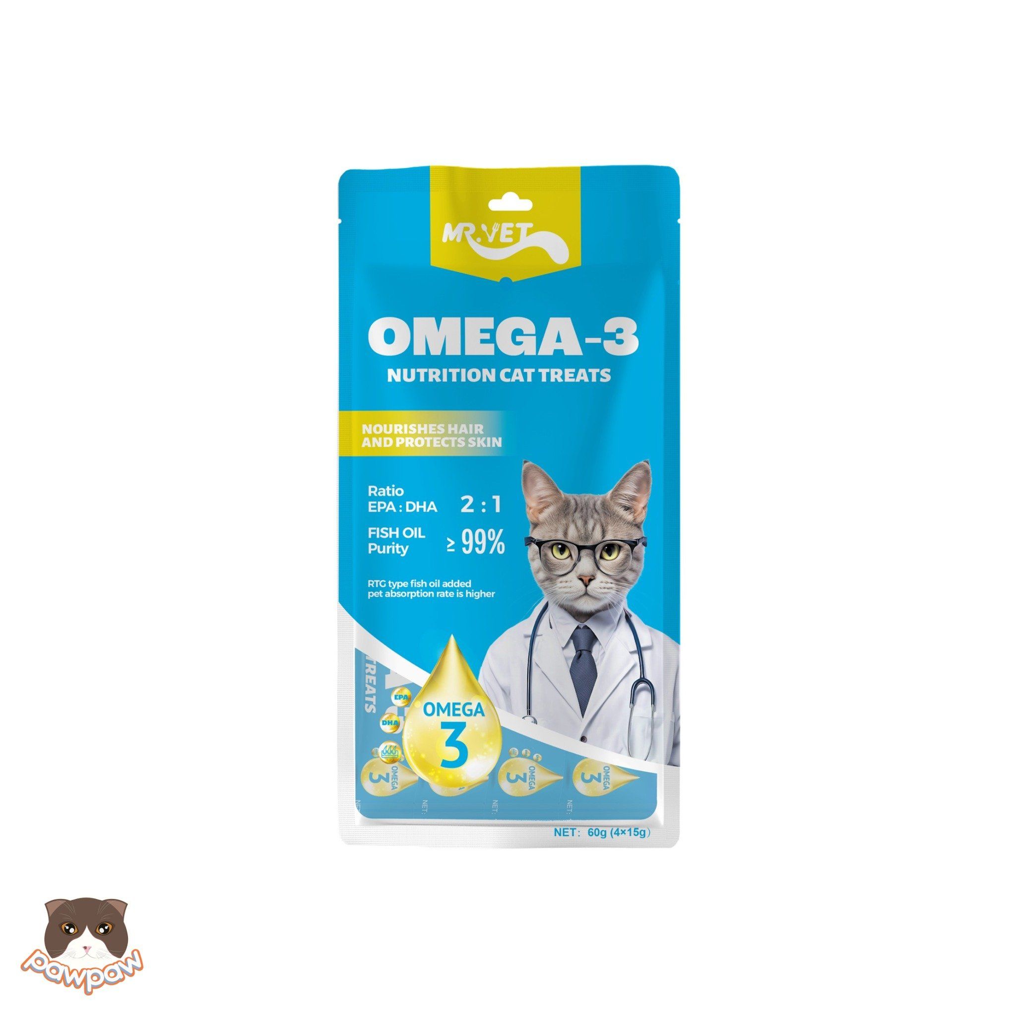 Súp thưởng Mr.Vet 4 thanh cho mèo