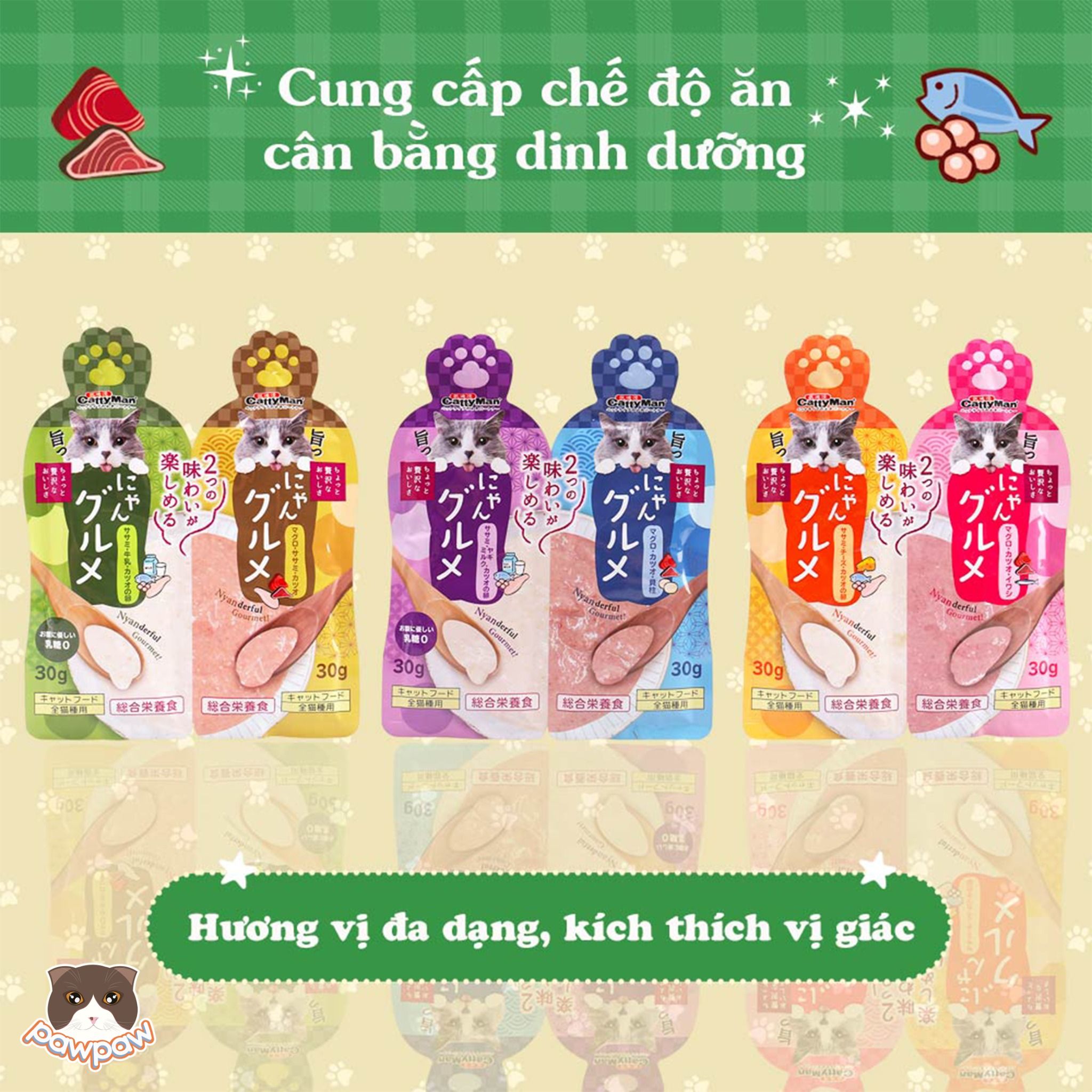  Súp thưởng Cattyman 60g cho mèo 