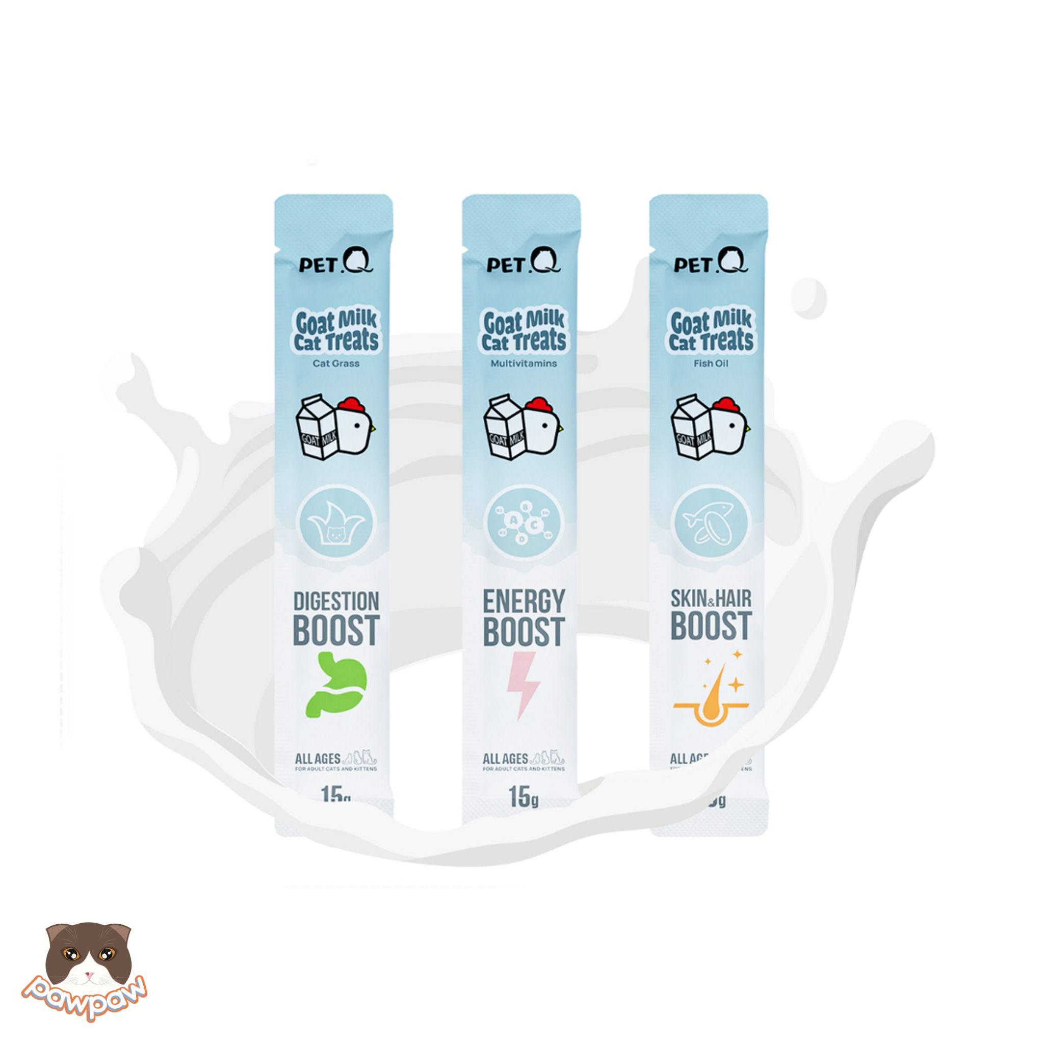 Súp thưởng sữa dê PetQ cho mèo