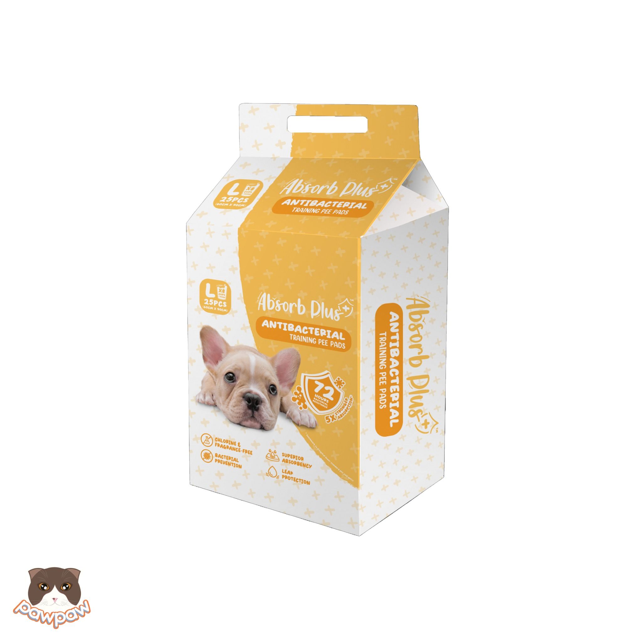 Tả lót Absorb khử mùi 72 giờ cho chó