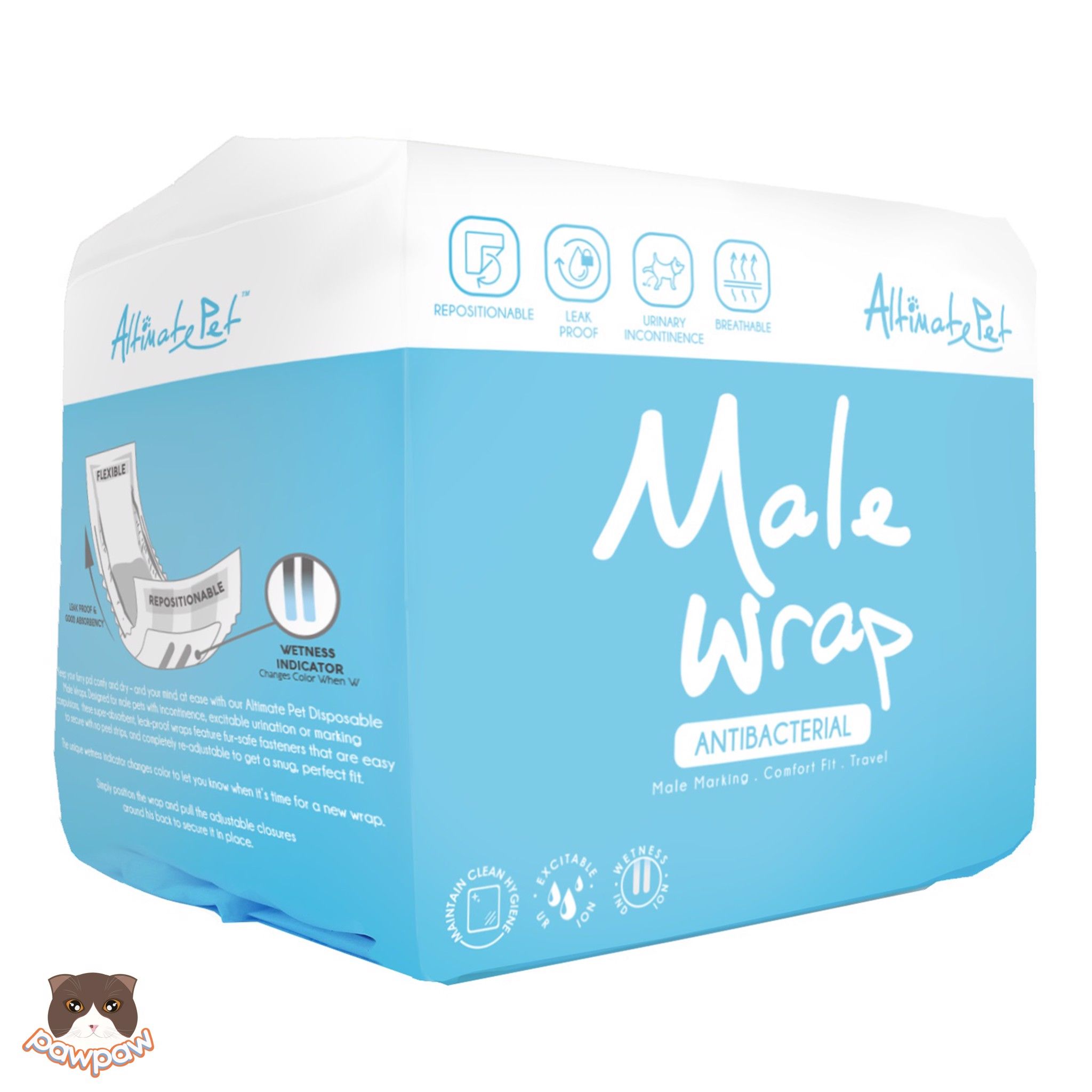  Tả quấn - bỉm cho chó đực Altimate Male Wrap 