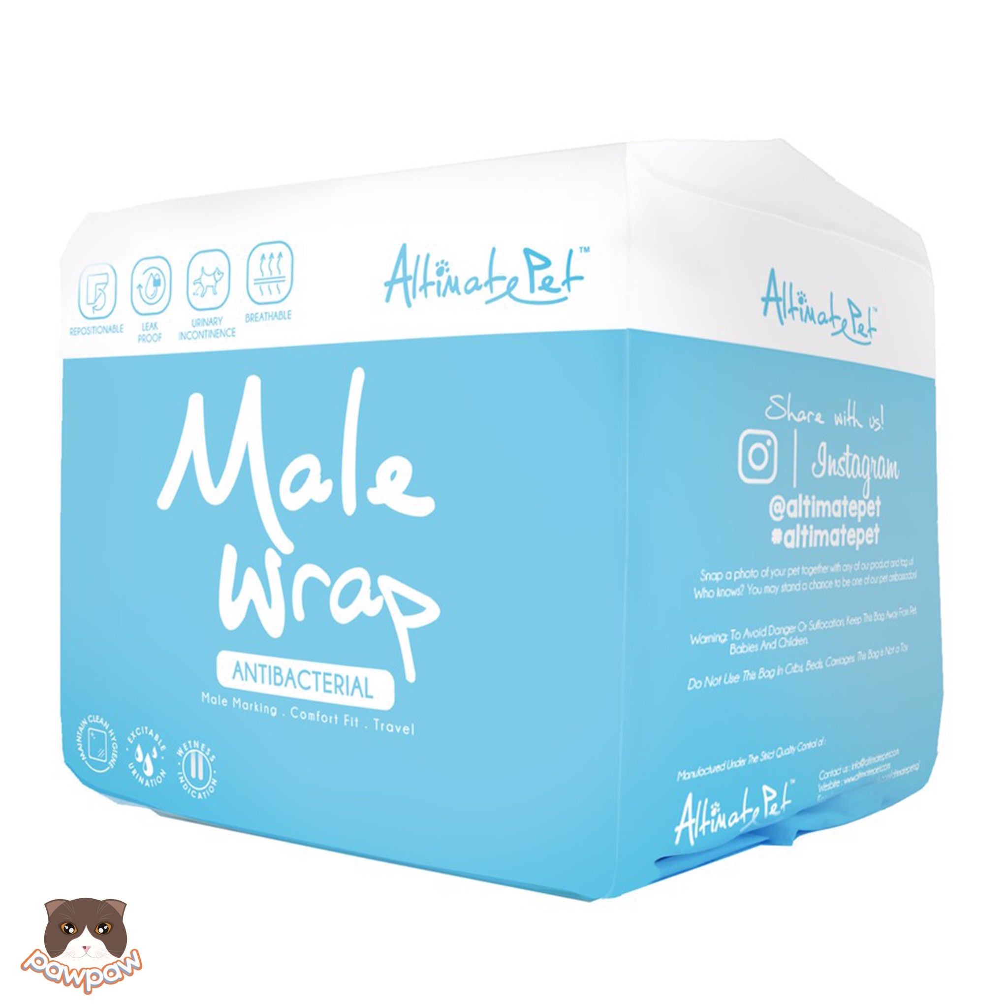 Tả quấn - bỉm cho chó đực Altimate Male Wrap