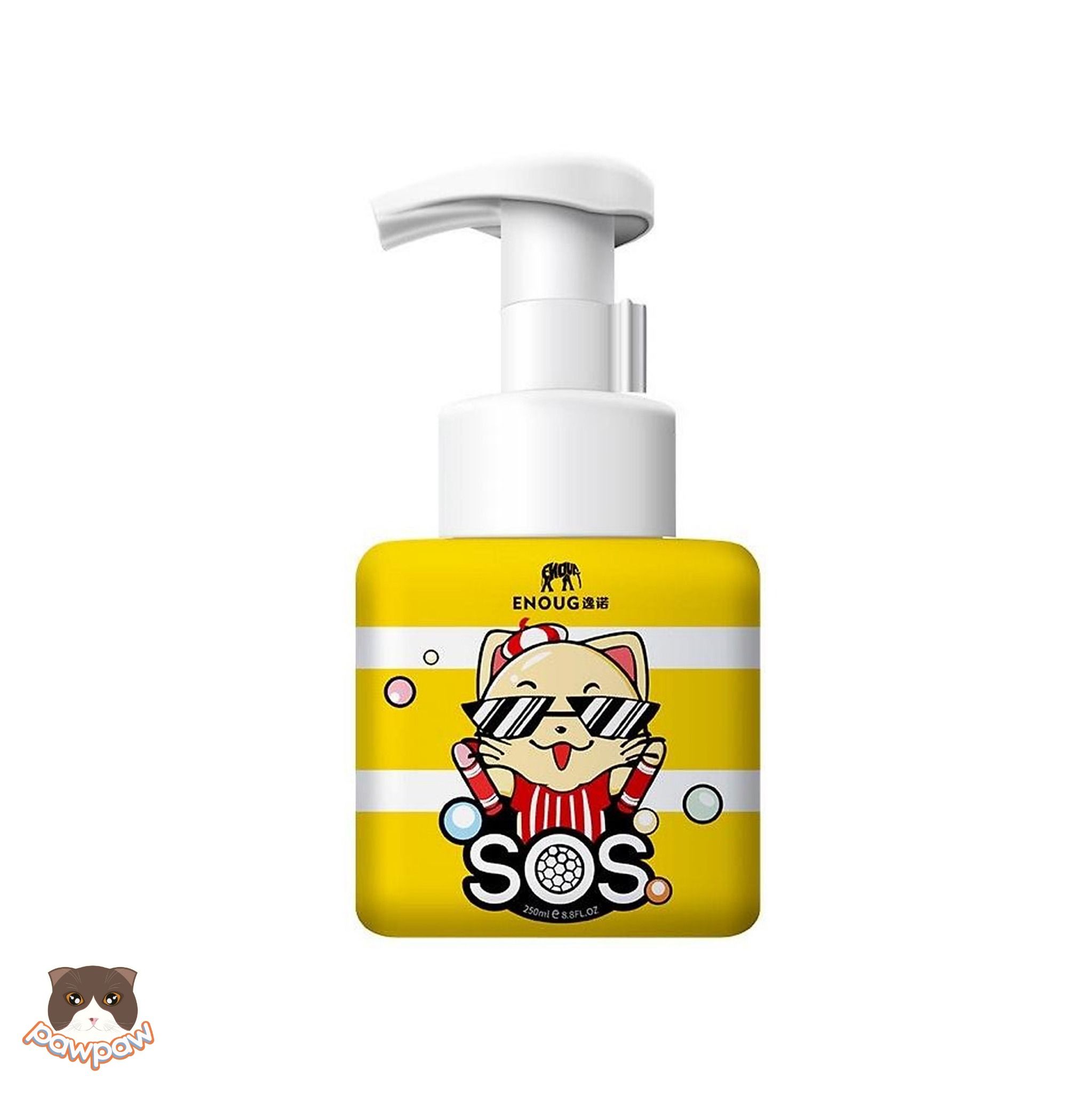 Sữa tắm khô dạng bọt SOS 250ml cho mèo