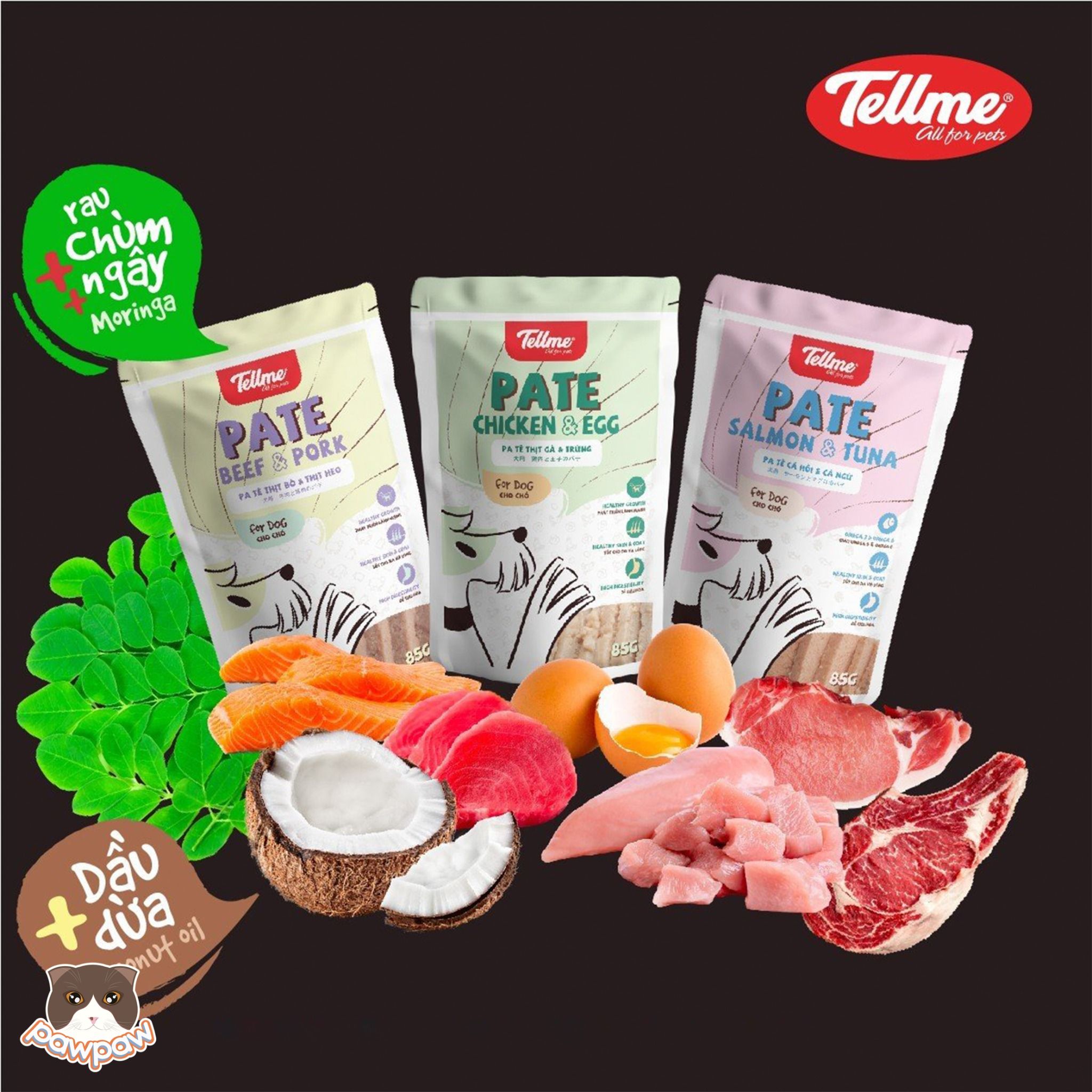 Pate Tell me 85g cho chó