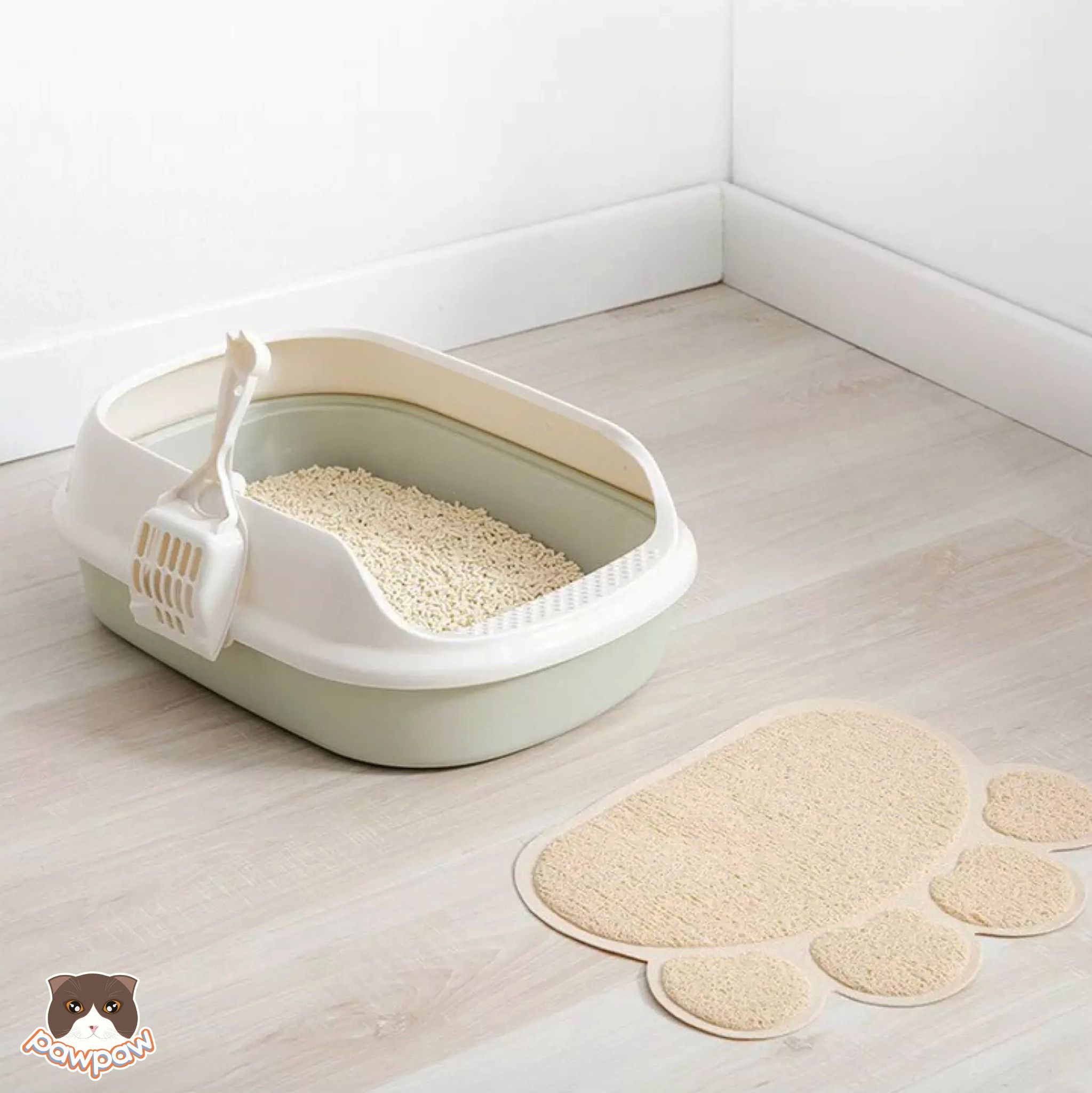 Thảm chân hình chân chó cho mèo