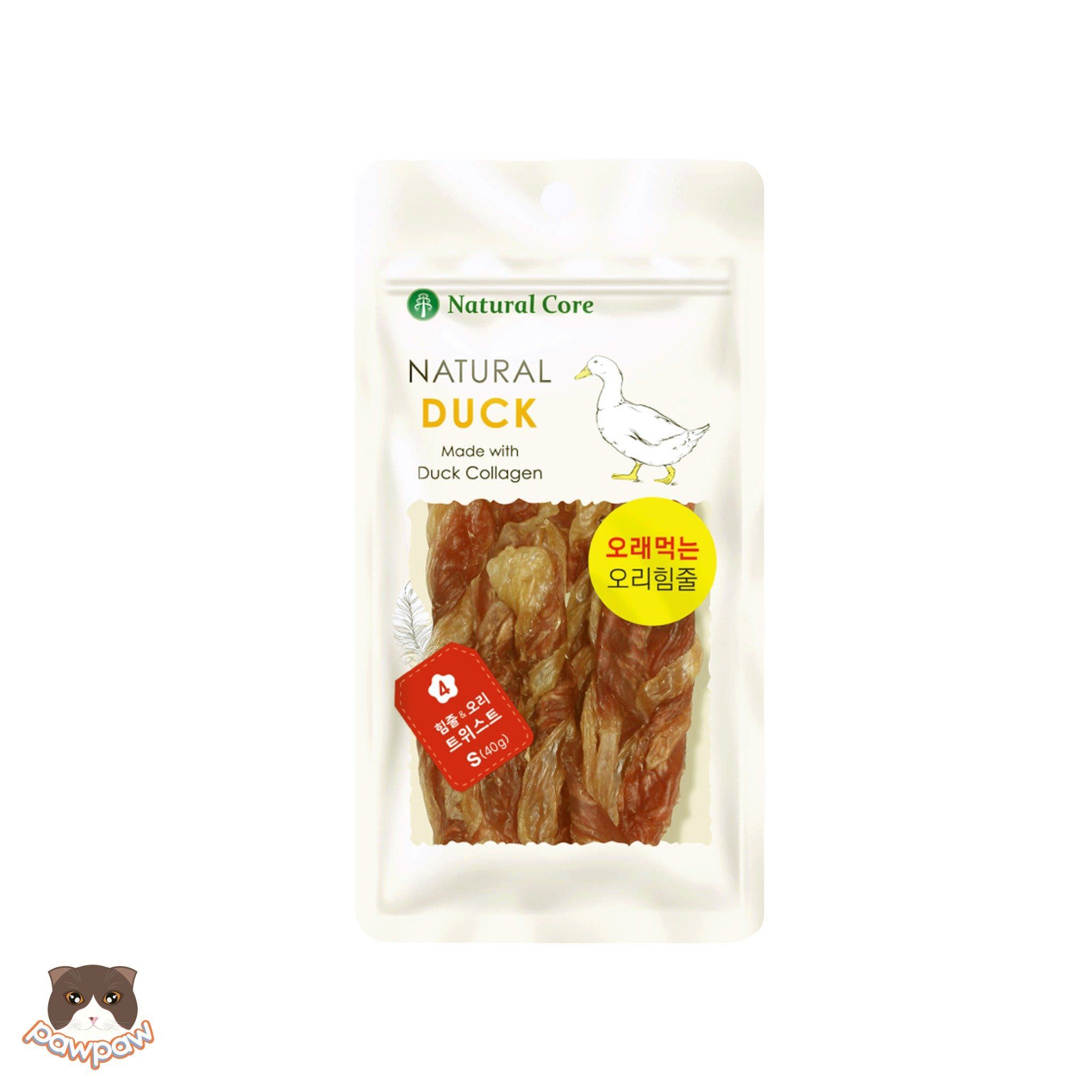 Thịt vịt cuộn gân vịt Natural Core 40g cho chó