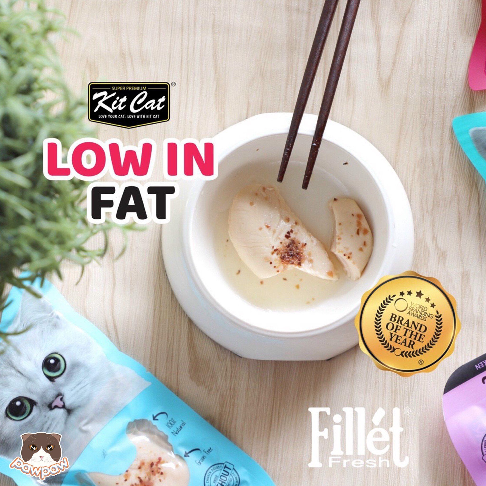 Thịt tươi Kitcat Fresh Fillet cho mèo