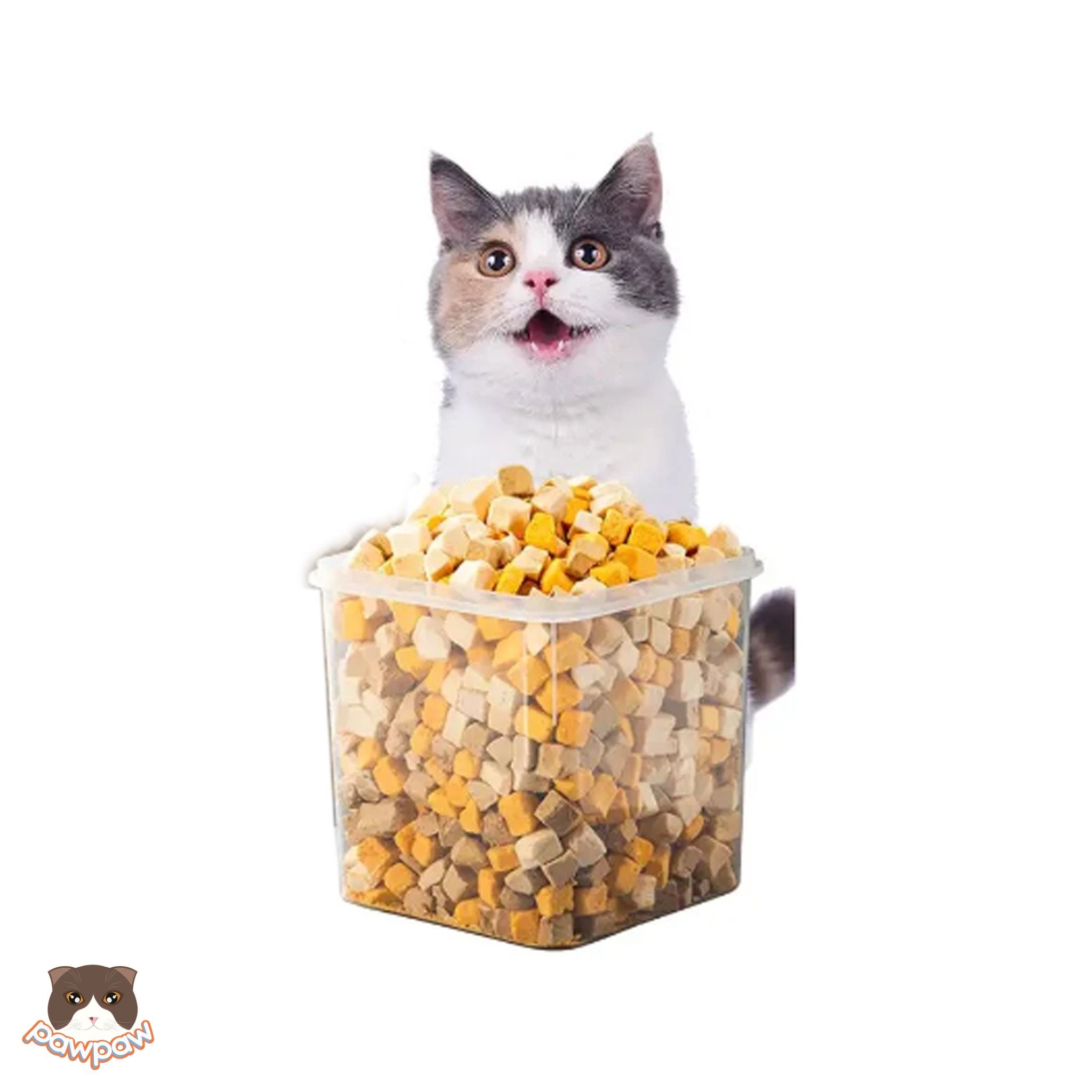 Hộp thức ăn thịt sấy hỗn hợp Taotaopets 4 vị 460g cho chó mèo