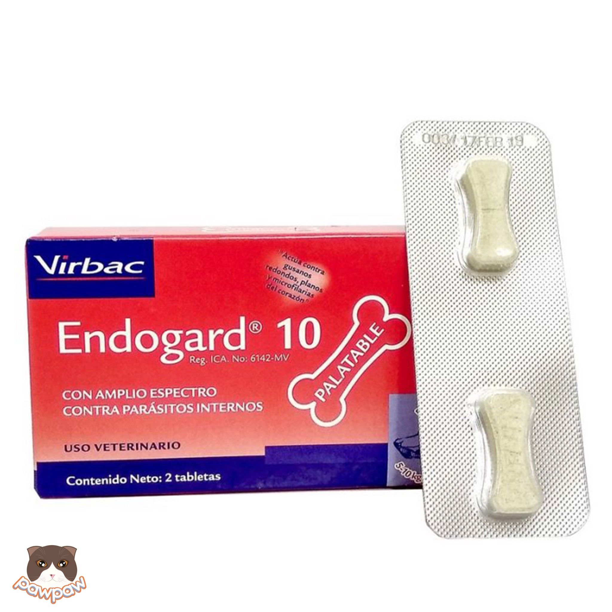  Viên xổ giun Endogard cho chó (hộp 2 viên) 