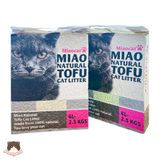  Cát đậu nành Miao Natural Tofu 6L cho mèo 