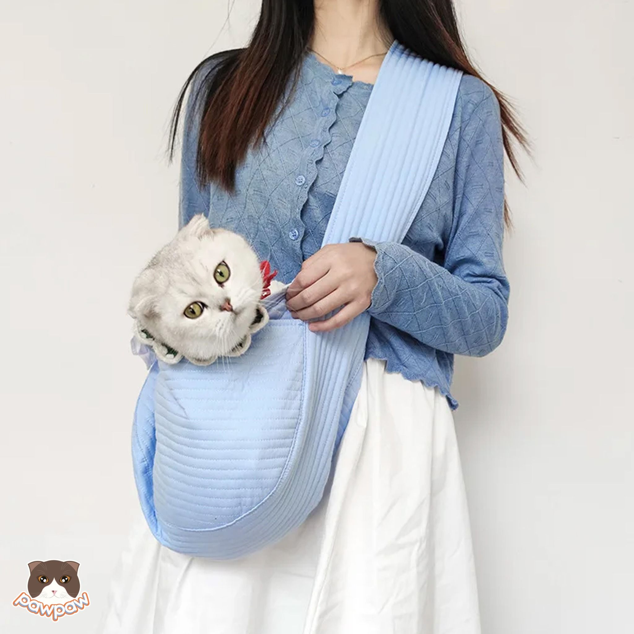 Túi vải đeo chéo vận chuyển chó mèo