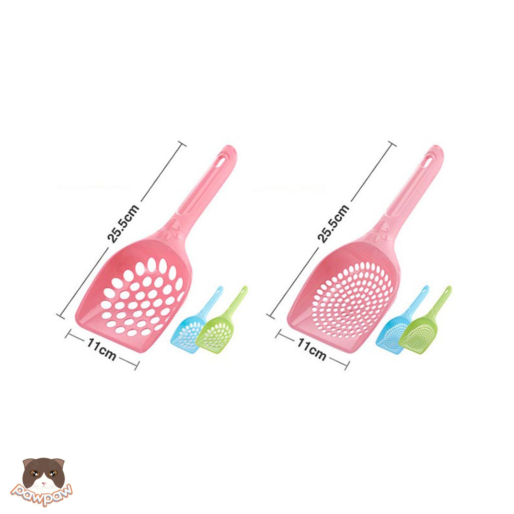 Xẻng dọn cát vệ sinh lỗ tròn cho mèo