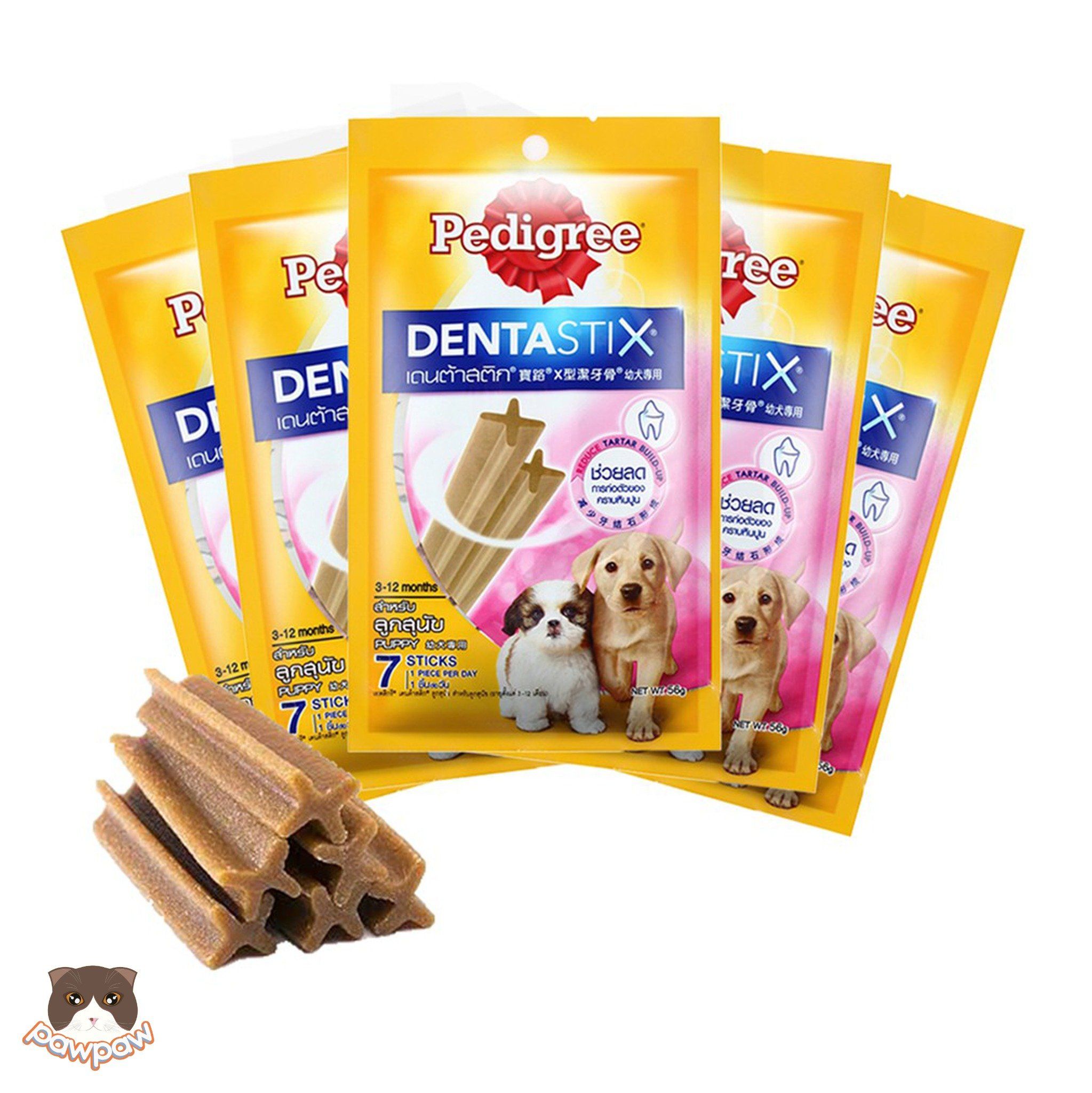 Xương gặm sạch răng Dentastix Pedigree cho chó