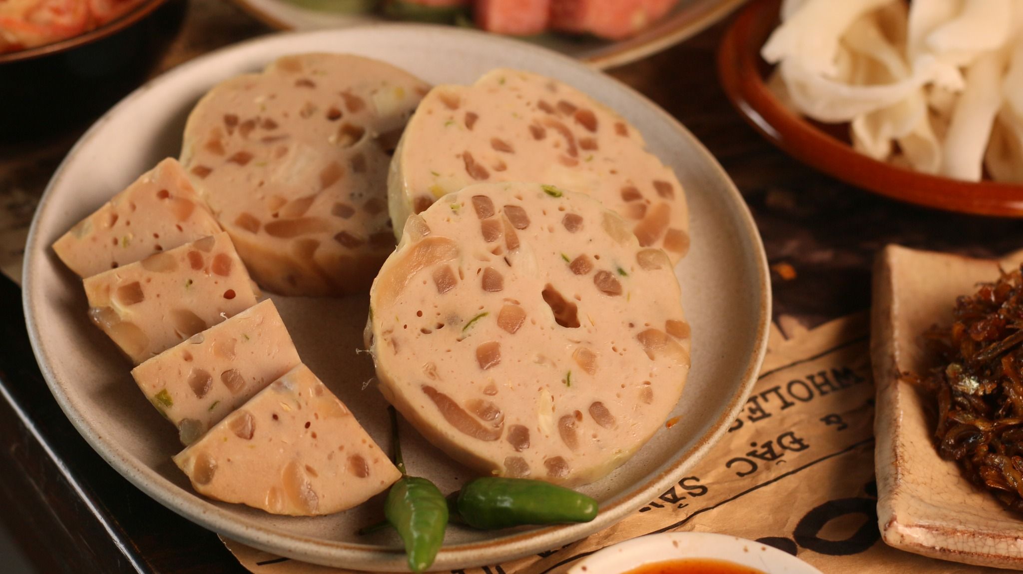 CHẢ GÂN ỚT XIÊM XANH 500GR - NHÀ HÀNG KHOÁI