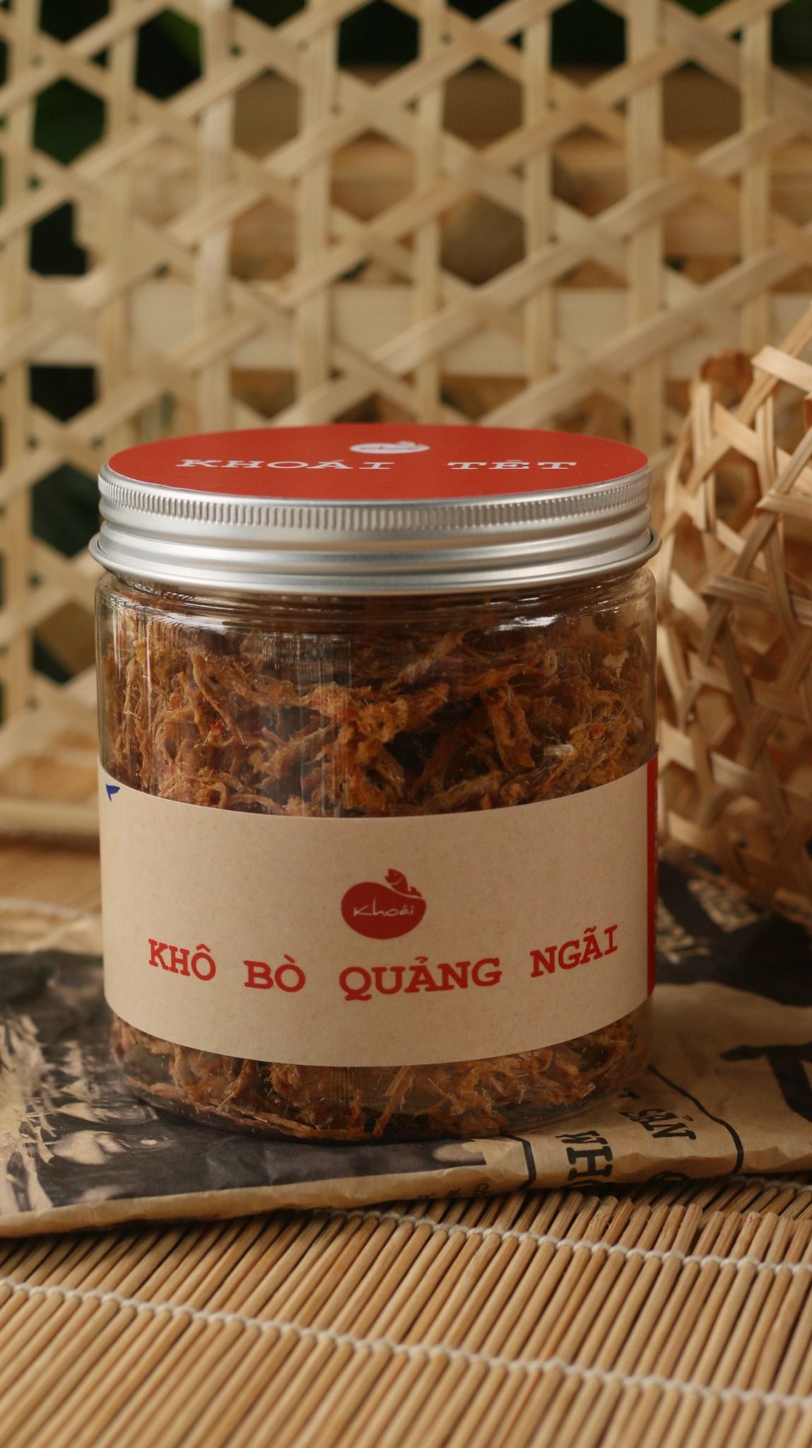 KHÔ BÒ QUẢNG NGÃI 150GR - NHÀ HÀNG KHOÁI