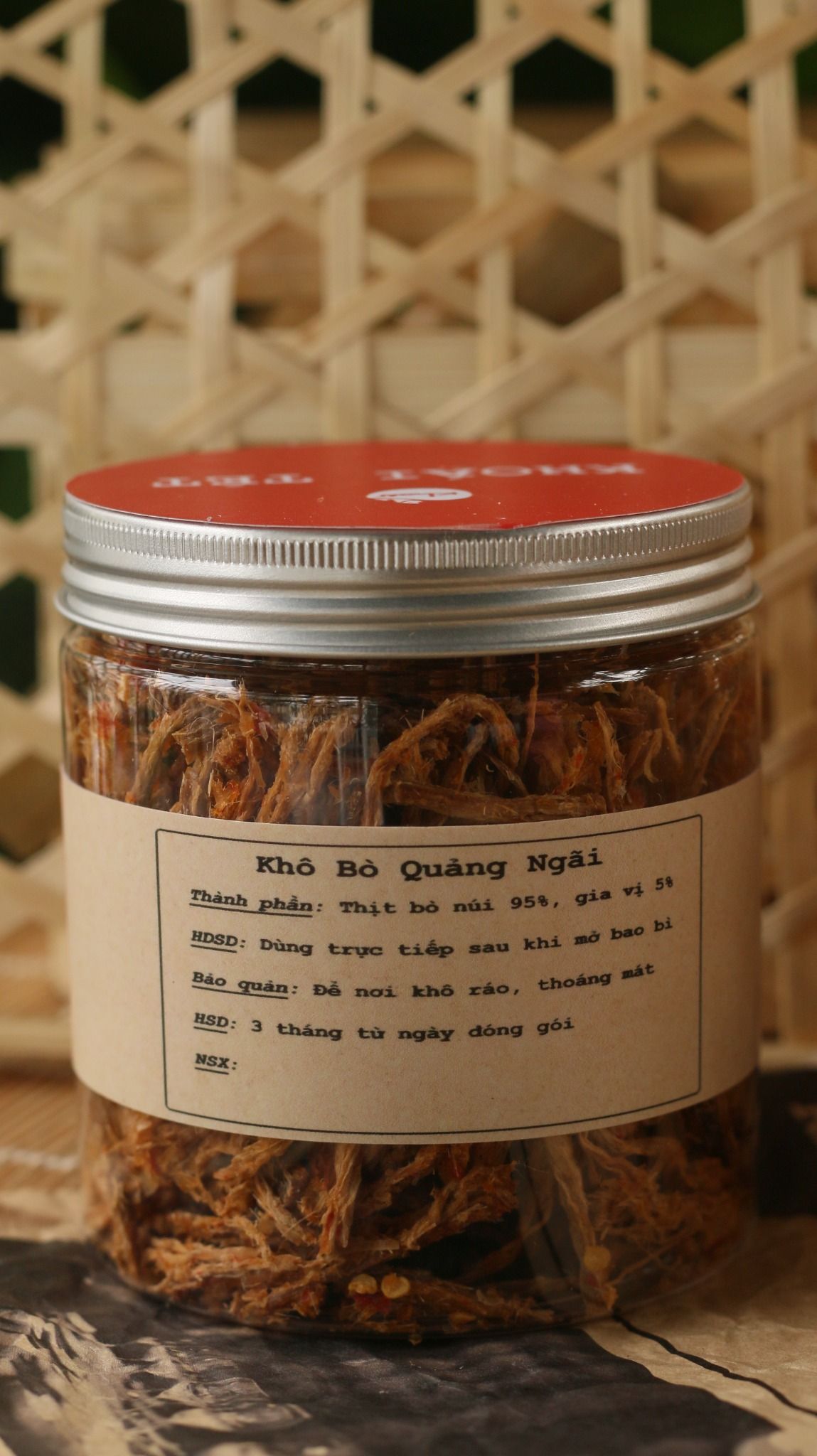 KHÔ BÒ QUẢNG NGÃI 150GR - NHÀ HÀNG KHOÁI