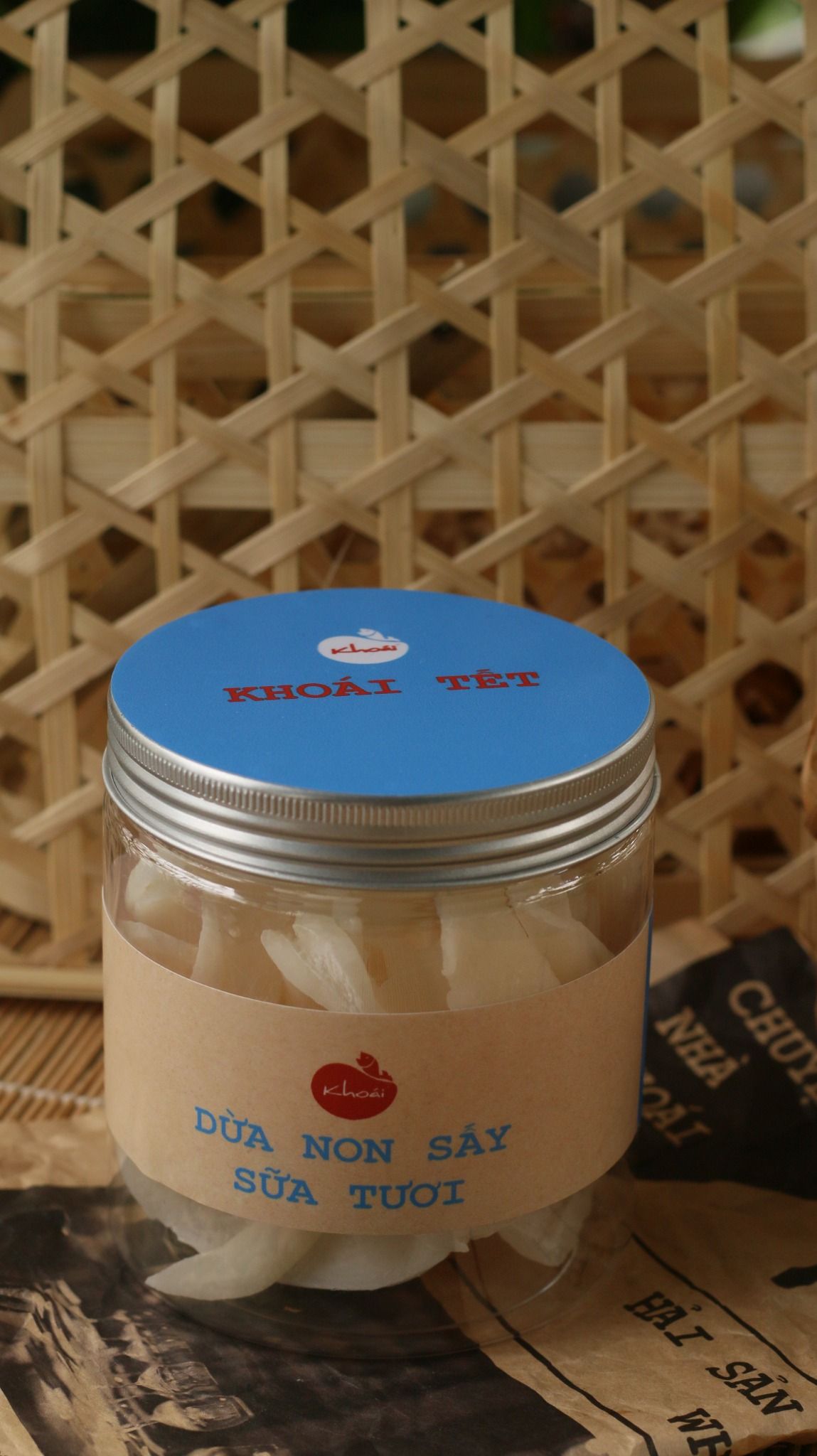 DỪA NON SẤY SỮA TƯƠI 150GR - NHÀ HÀNG KHOÁI
