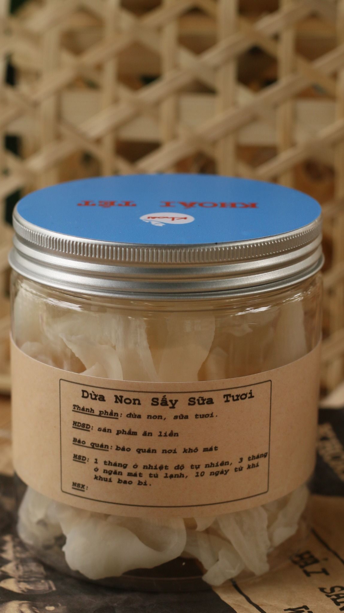 DỪA NON SẤY SỮA TƯƠI 150GR - NHÀ HÀNG KHOÁI