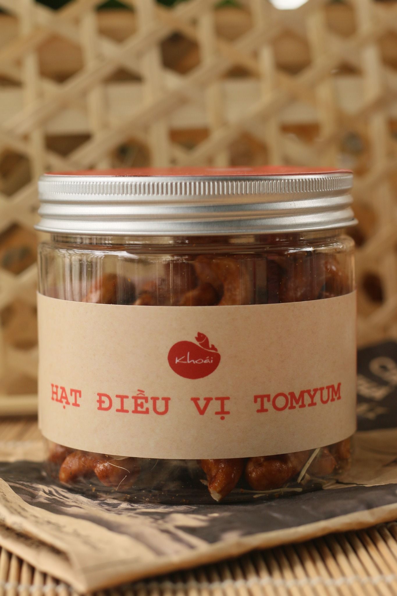 HẠT ĐIỀU VỊ TOMYUM 150GR - NHÀ HÀNG KHOÁI