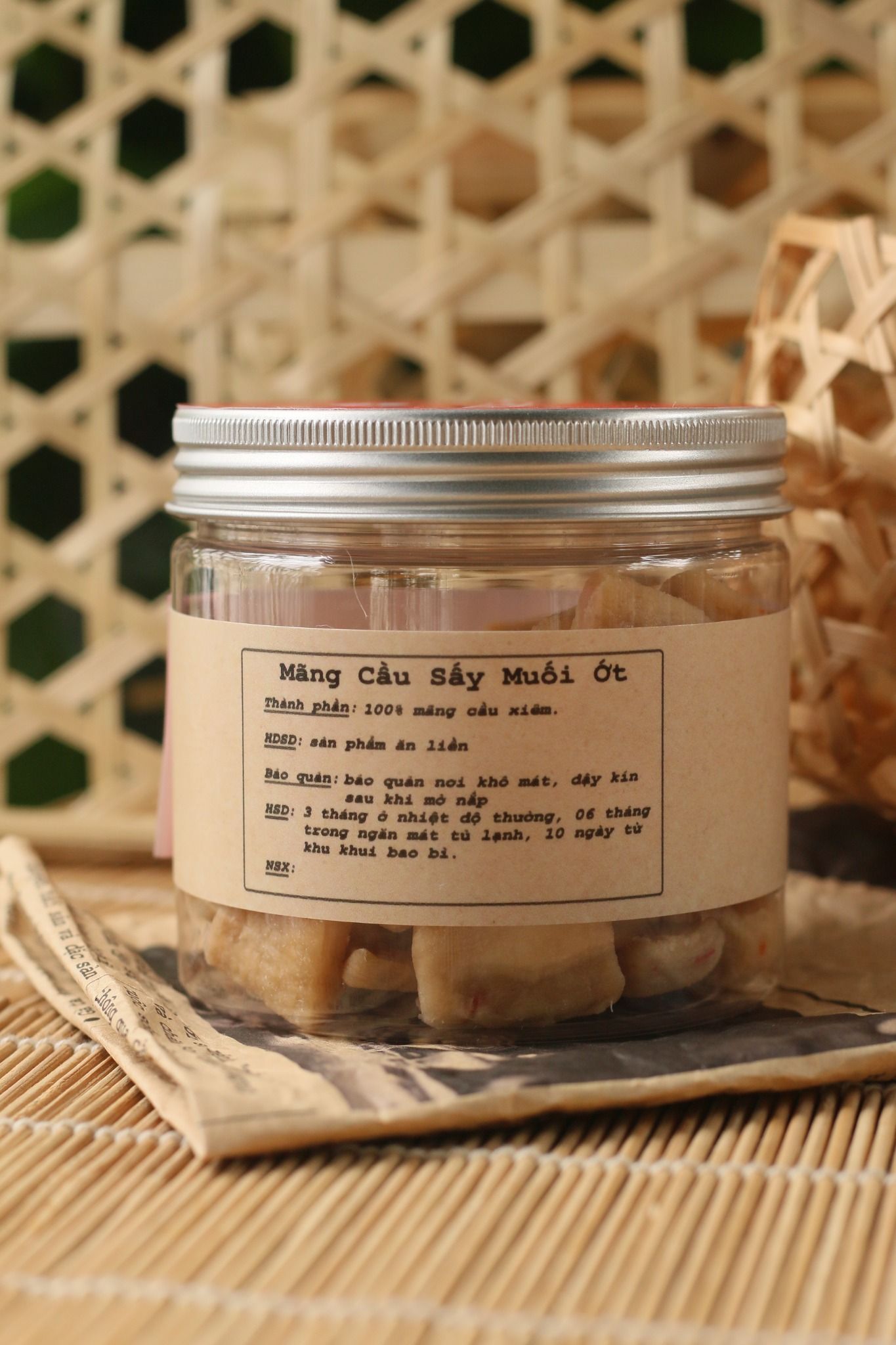 MÃNG CẦU SẤY MUỐI ỚT 150GR - NHÀ HÀNG KHOÁI
