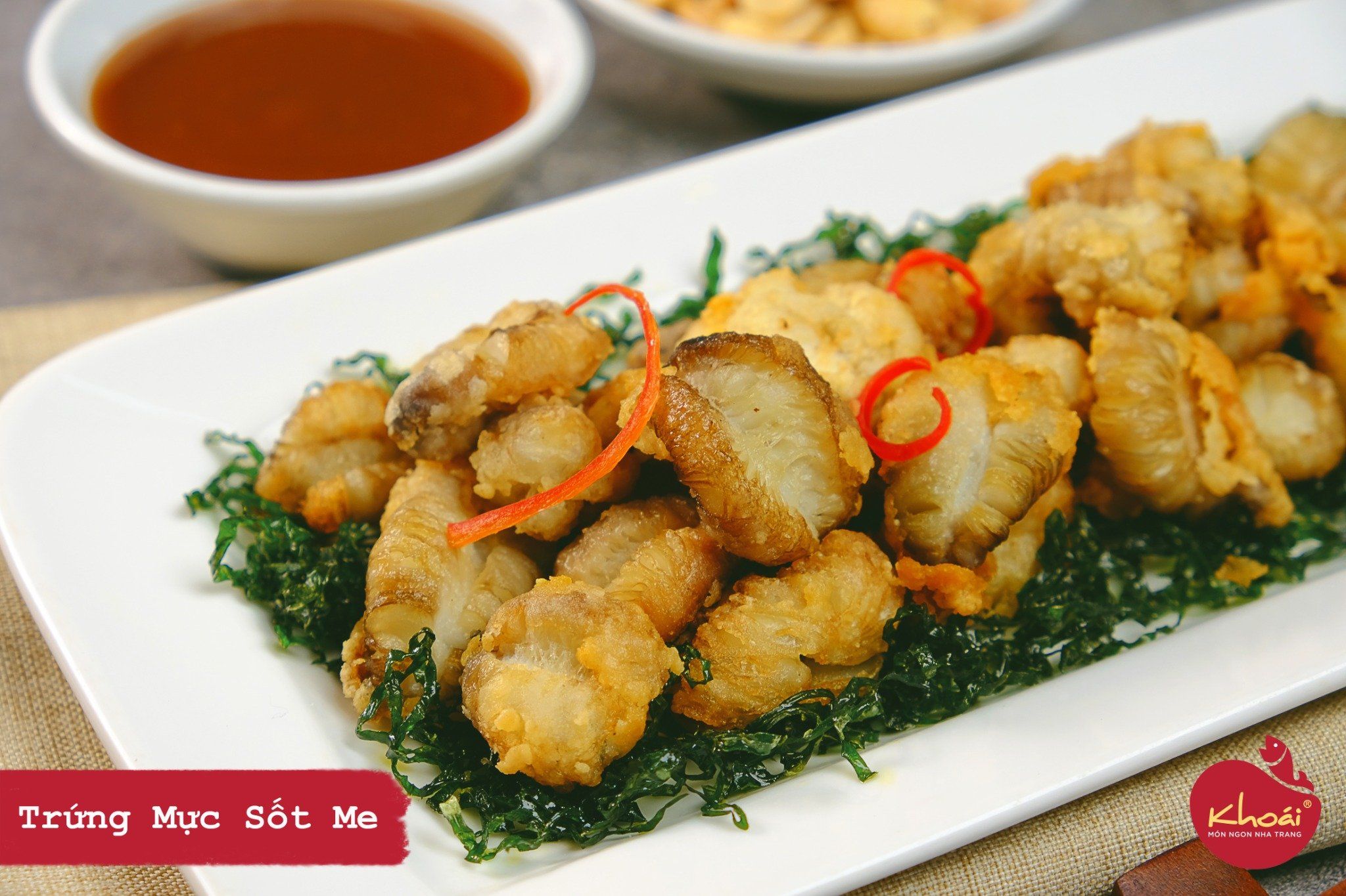  Trứng Mực Sốt Me - Squid Egg With Margarine Sauce 