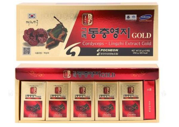  Cao linh chi đông trùng hạ thảo Pocheon Hàn Quốc 50g* 5 lọ 