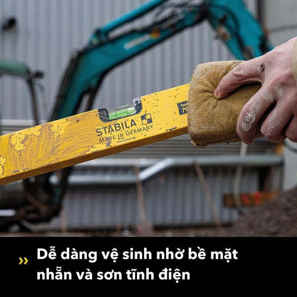 Thước cân thuỷ 2 bọt thuỷ Stabila Type 70