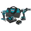 Set máy khoan và vặn vít Makita 18v XT288T (USA)