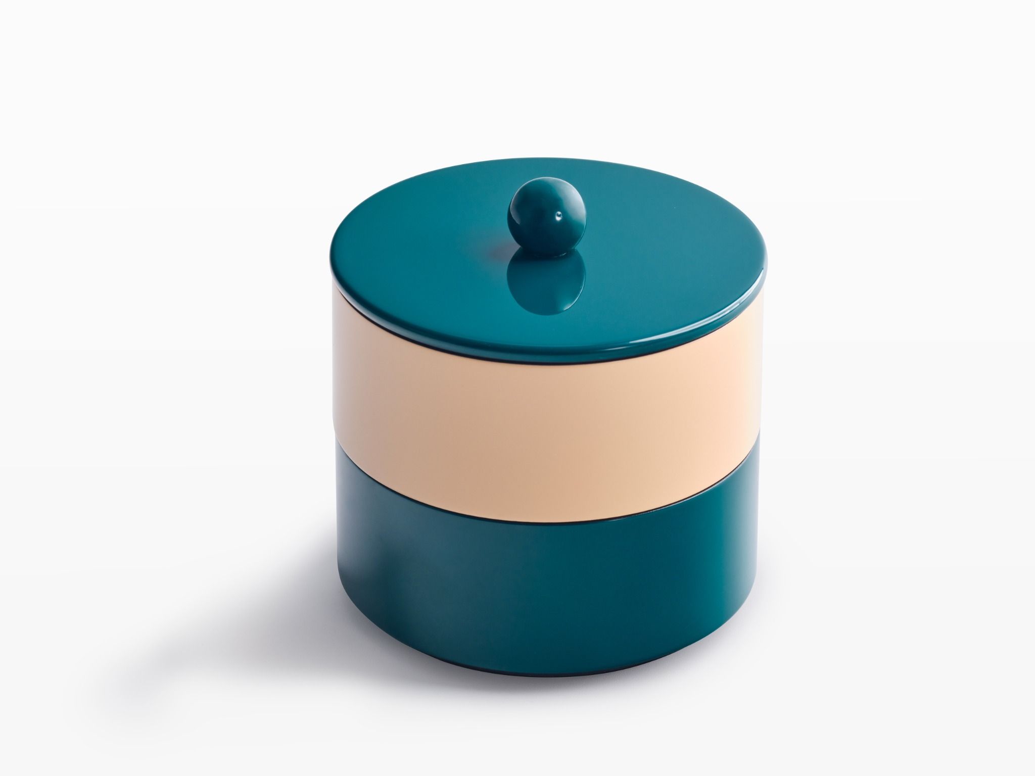 ITM - Lacquer Stackable Box Knot (Blue & Sand)