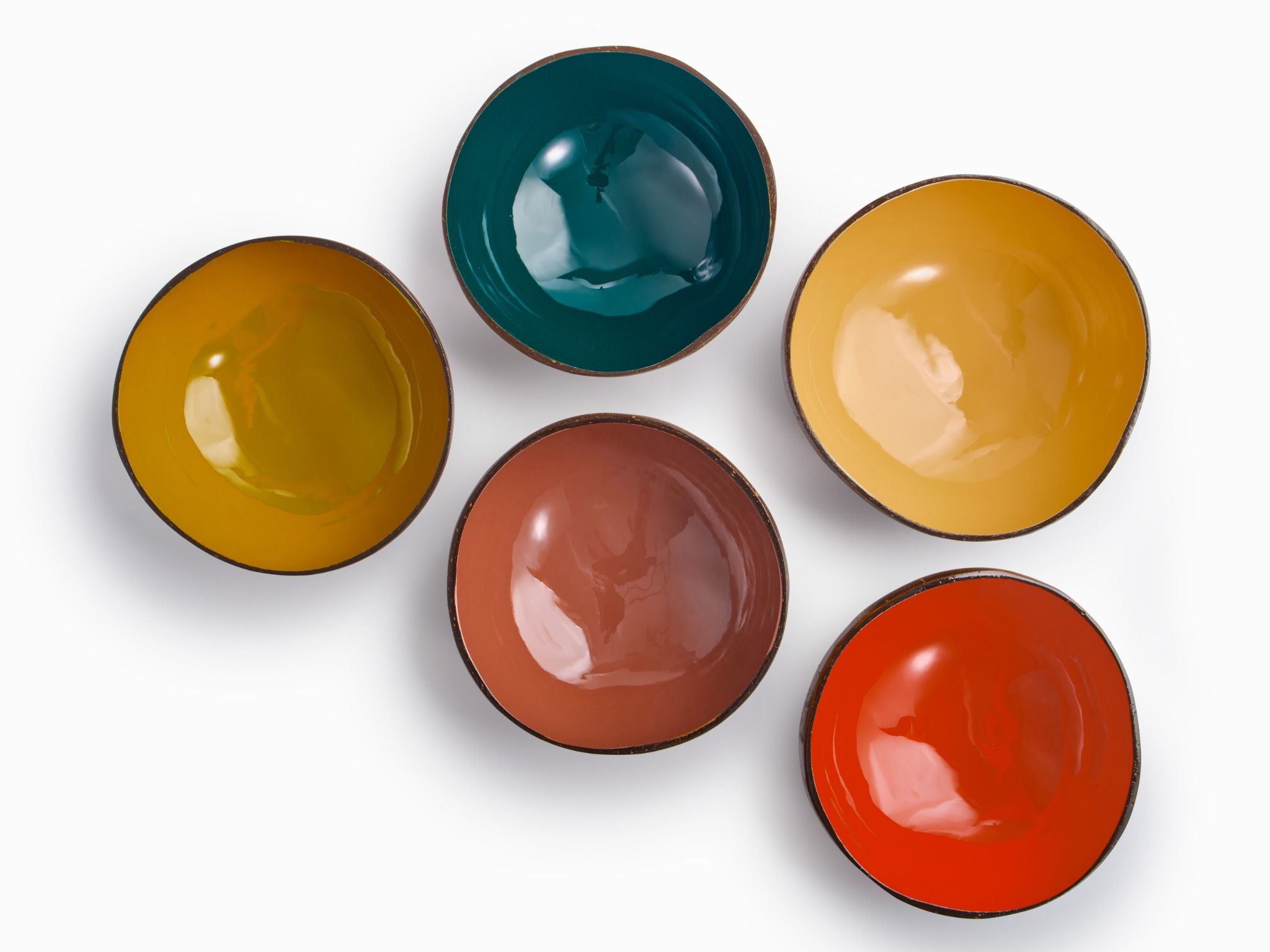 ITM - Lacquer coco bowl Rosewood