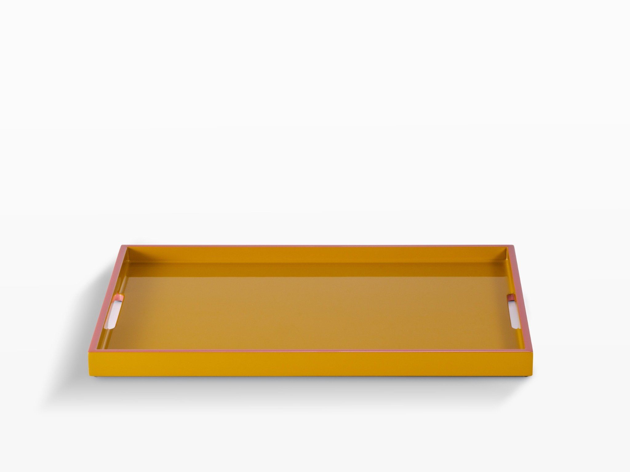ITM - Lacquer Rectangular Tray S Curry & Rosewood